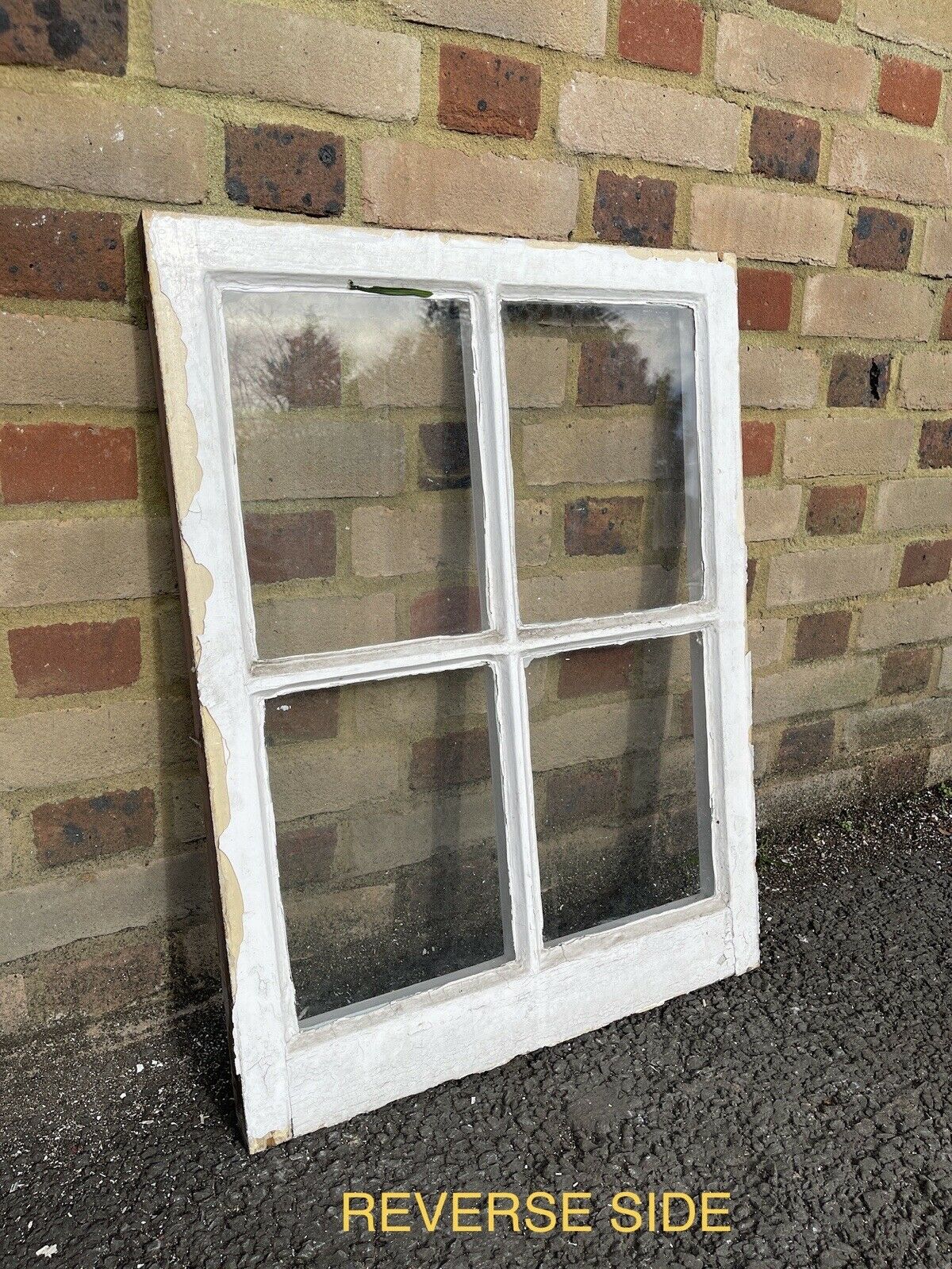 Modern Georgian 4 Panel Wooden Window 563 x 750mm