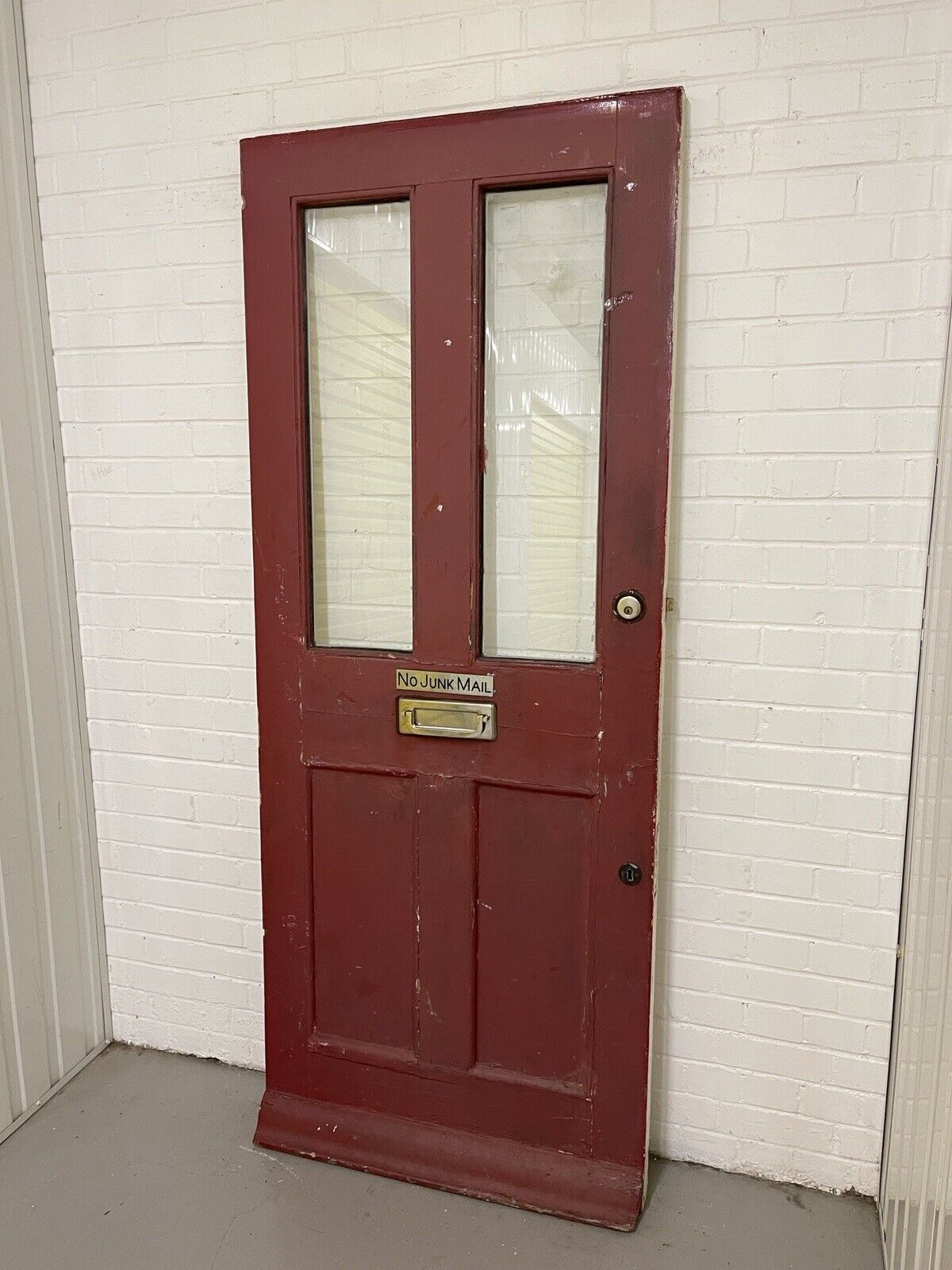 Reclaimed Victorian Wooden Panel External Front Door 2060 x 835mm