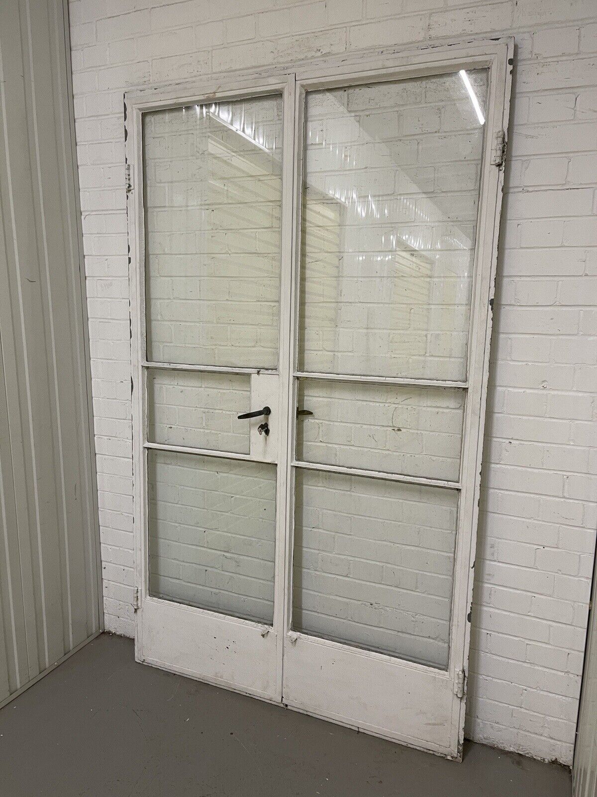 Reclaimed Vintage Industrial Crittall Crital Steel French Doors 1235 x 2055mm