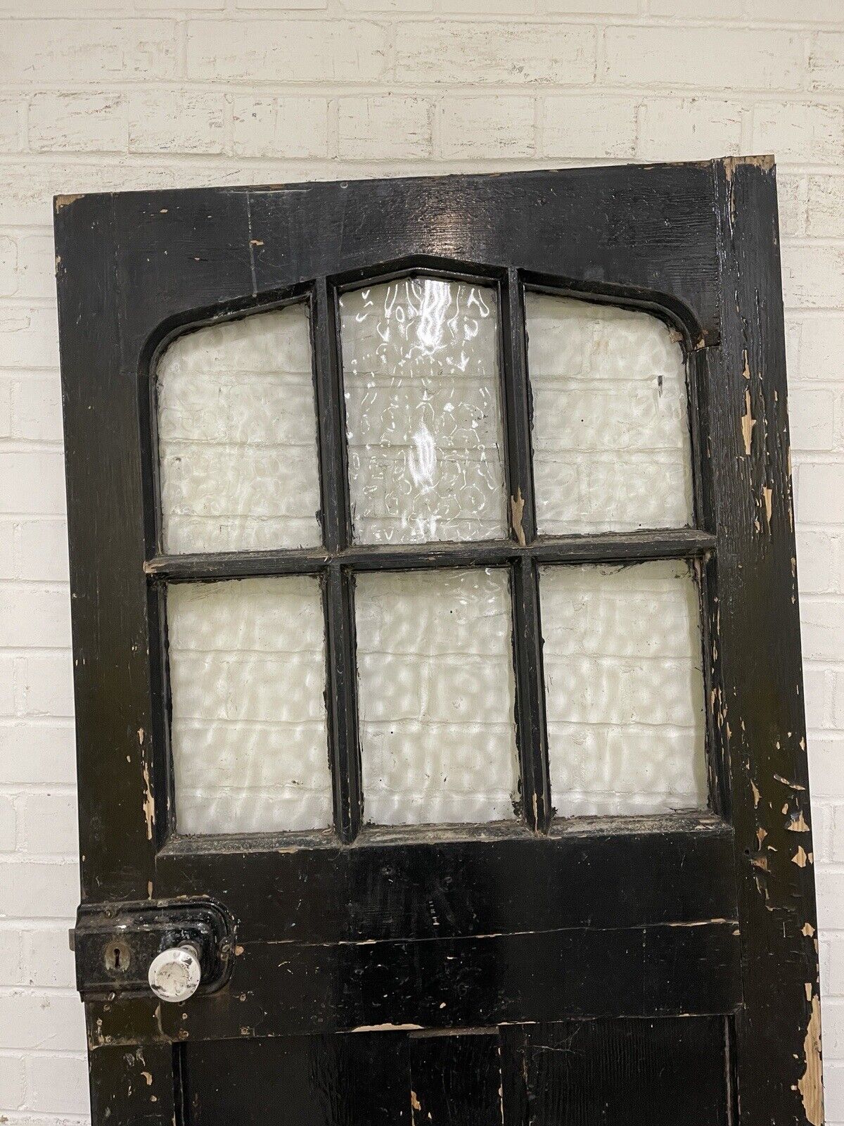 Reclaimed Edwardian Arch Wooden Panel Front Door 1940 0r 1965 x 755mm