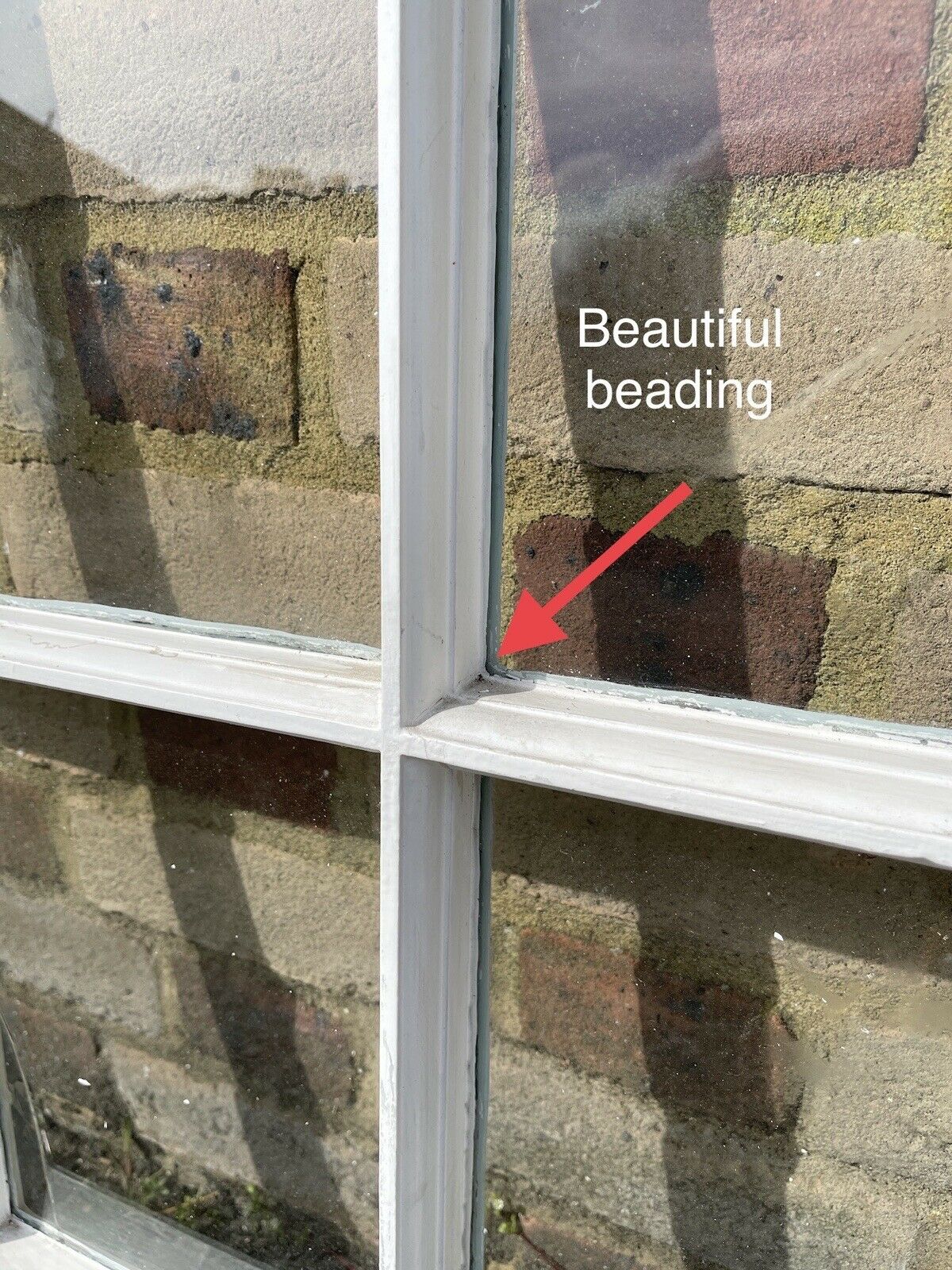 Reclaimed Old Georgian 10 Panel Wooden Sash Window