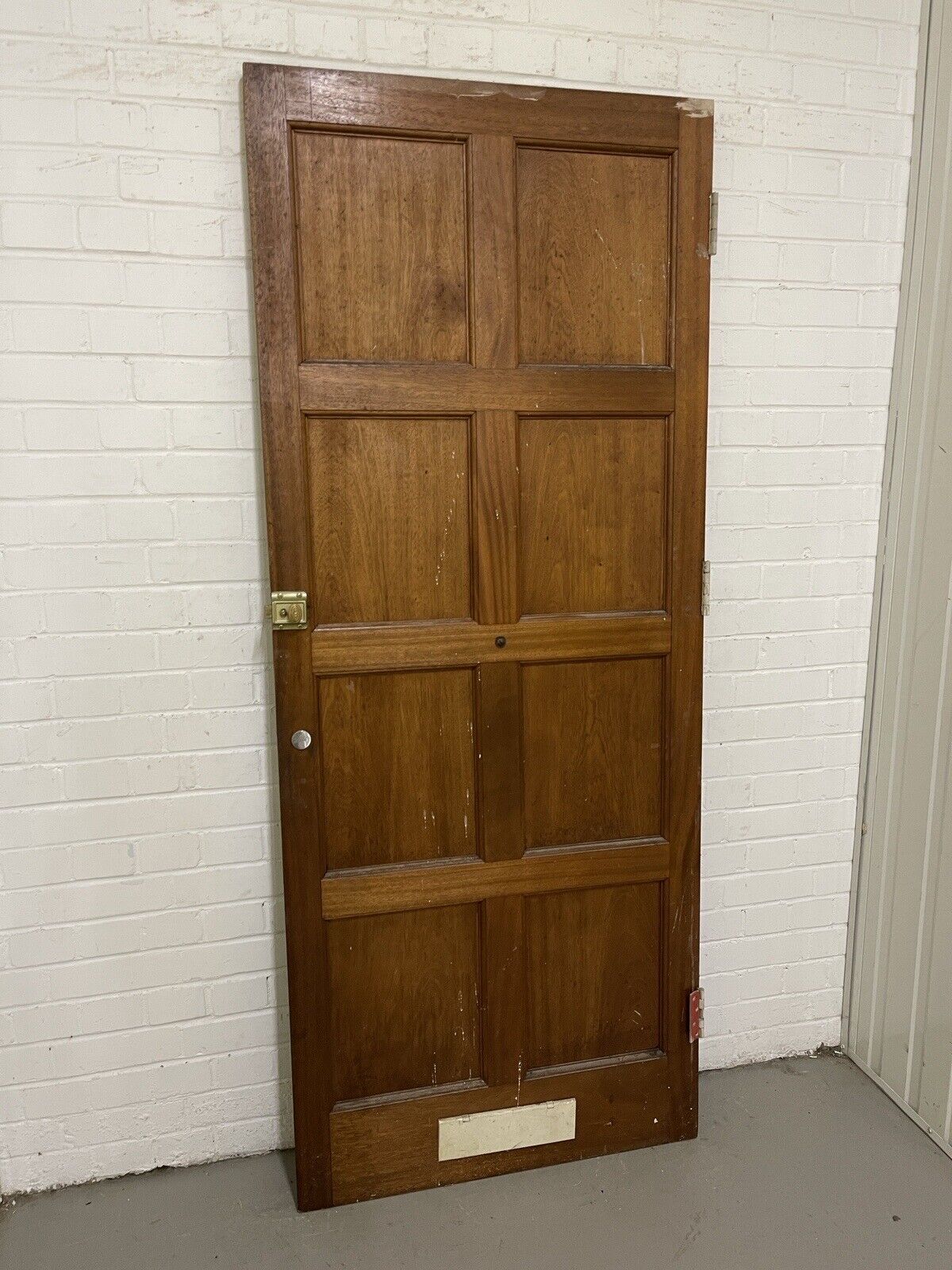 Reclaimed  Style Wooden Panel External Front Door 1982 or 1962 x 805mm