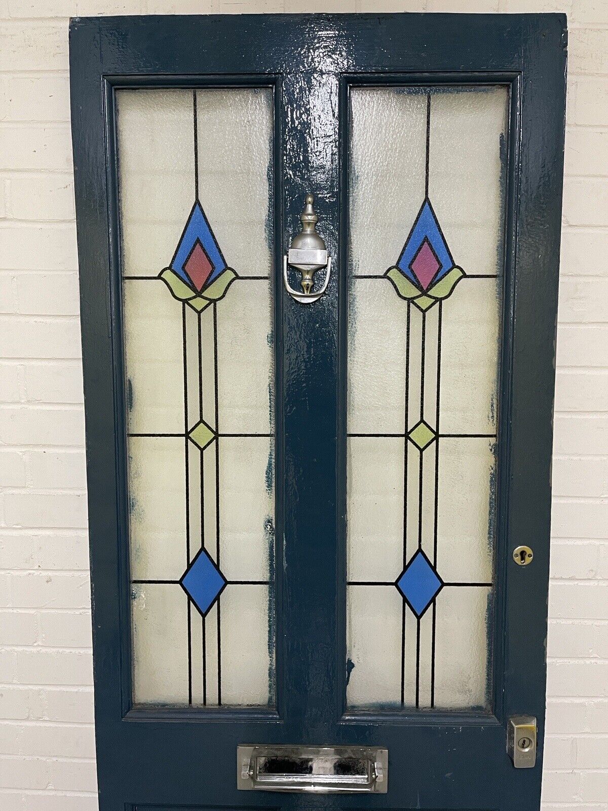 Reclaimed Victorian Wooden Panel External Front Door 2023 x 811mm