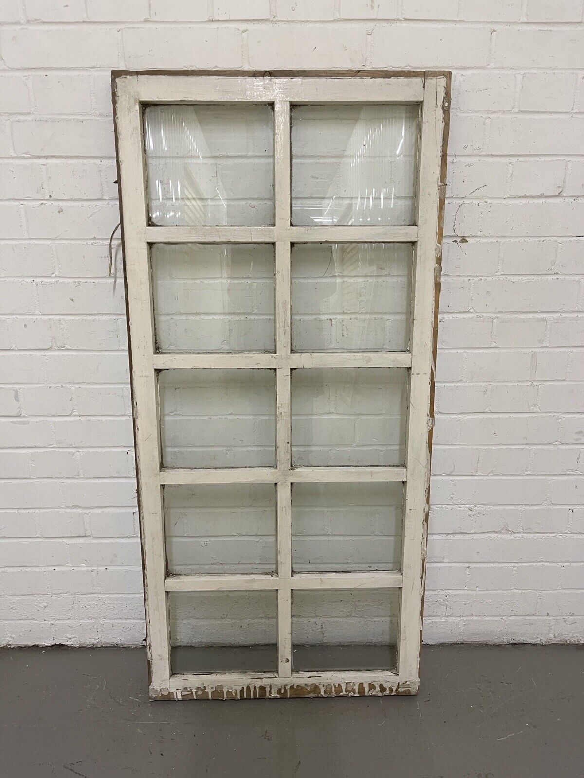 Modern Georgian 10 Panel Wooden Window 605 x 1295mm