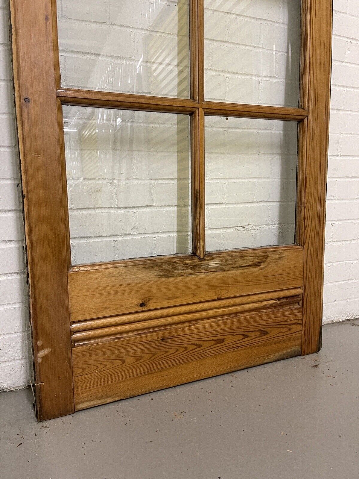 Reclaimed Georgian Wooden Panel External Side Back Door 1995 x 855mm