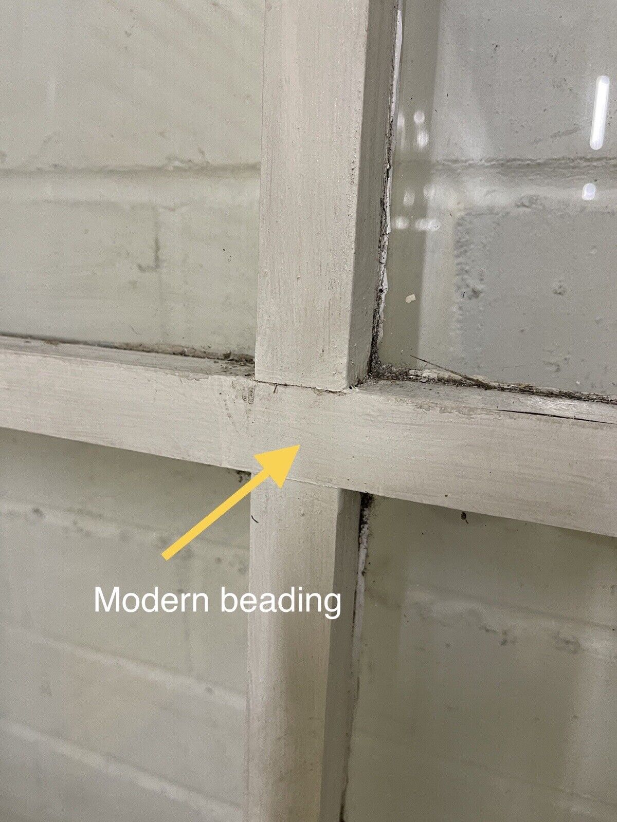 Modern Georgian 10 Panel Wooden Window 605 x 1385mm