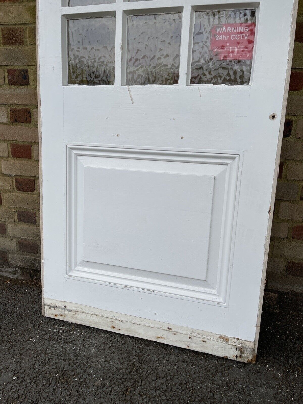 Reclaimed Georgian Wooden Panel Summer House External Door 1970 x 840mm
