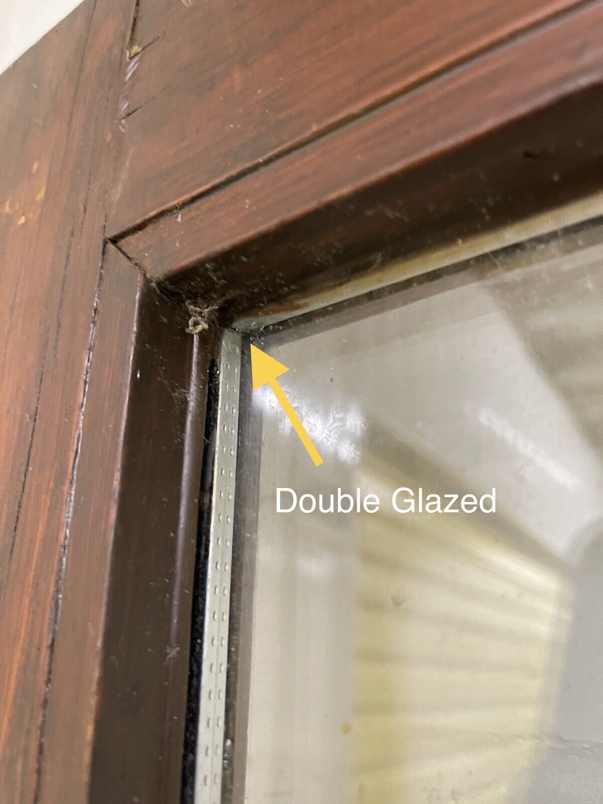 Reclaimed Old French Double Glazed Glass Wooden Double Doors 2025 x 1185mm