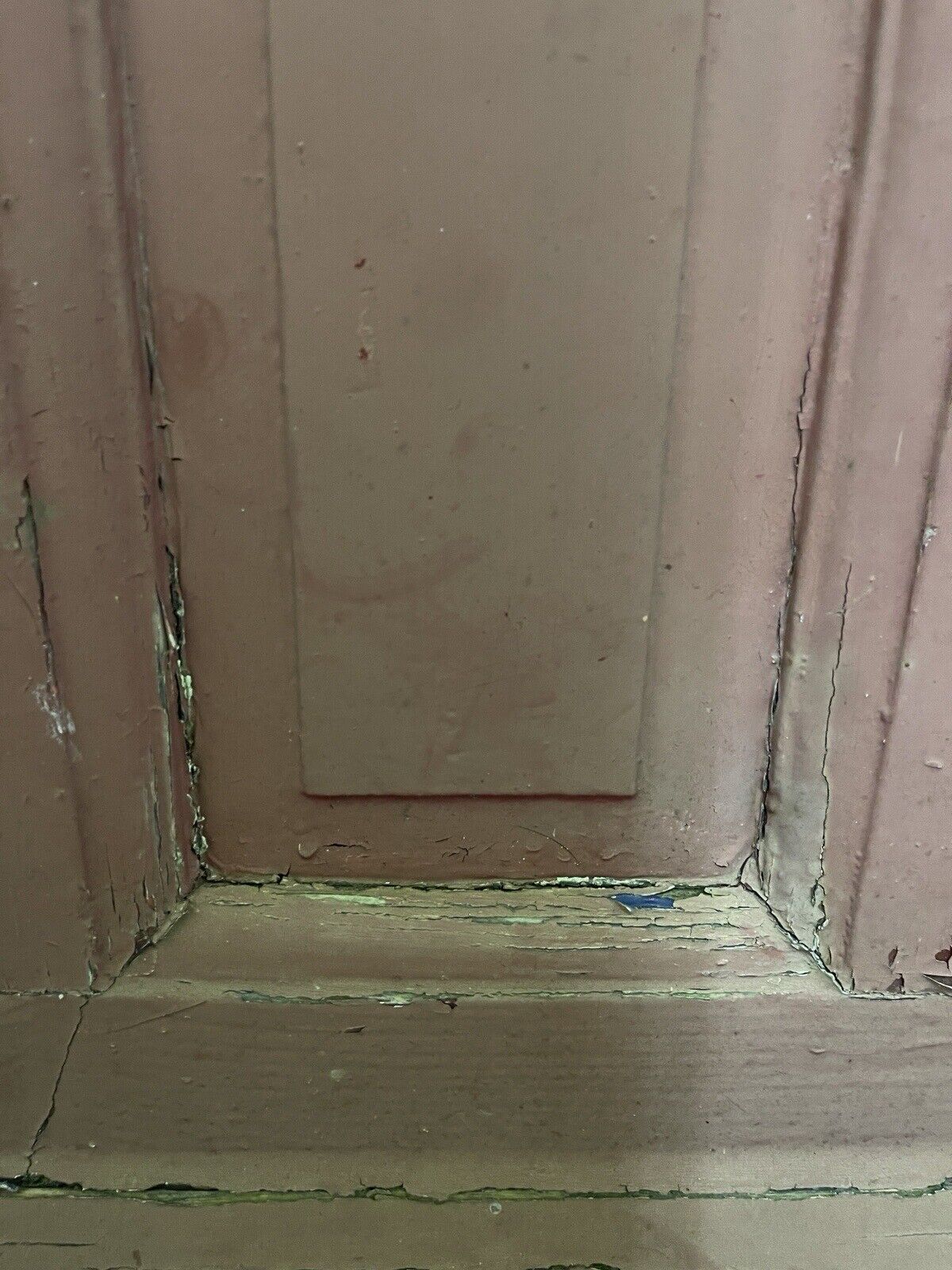 Reclaimed Old 1930s Edwardian Wooden Panel Front Door 1990 Or 1985mm x 755mm