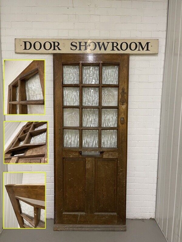 Reclaimed Bow Wooden Panel Front Door 1980 x 833mm
