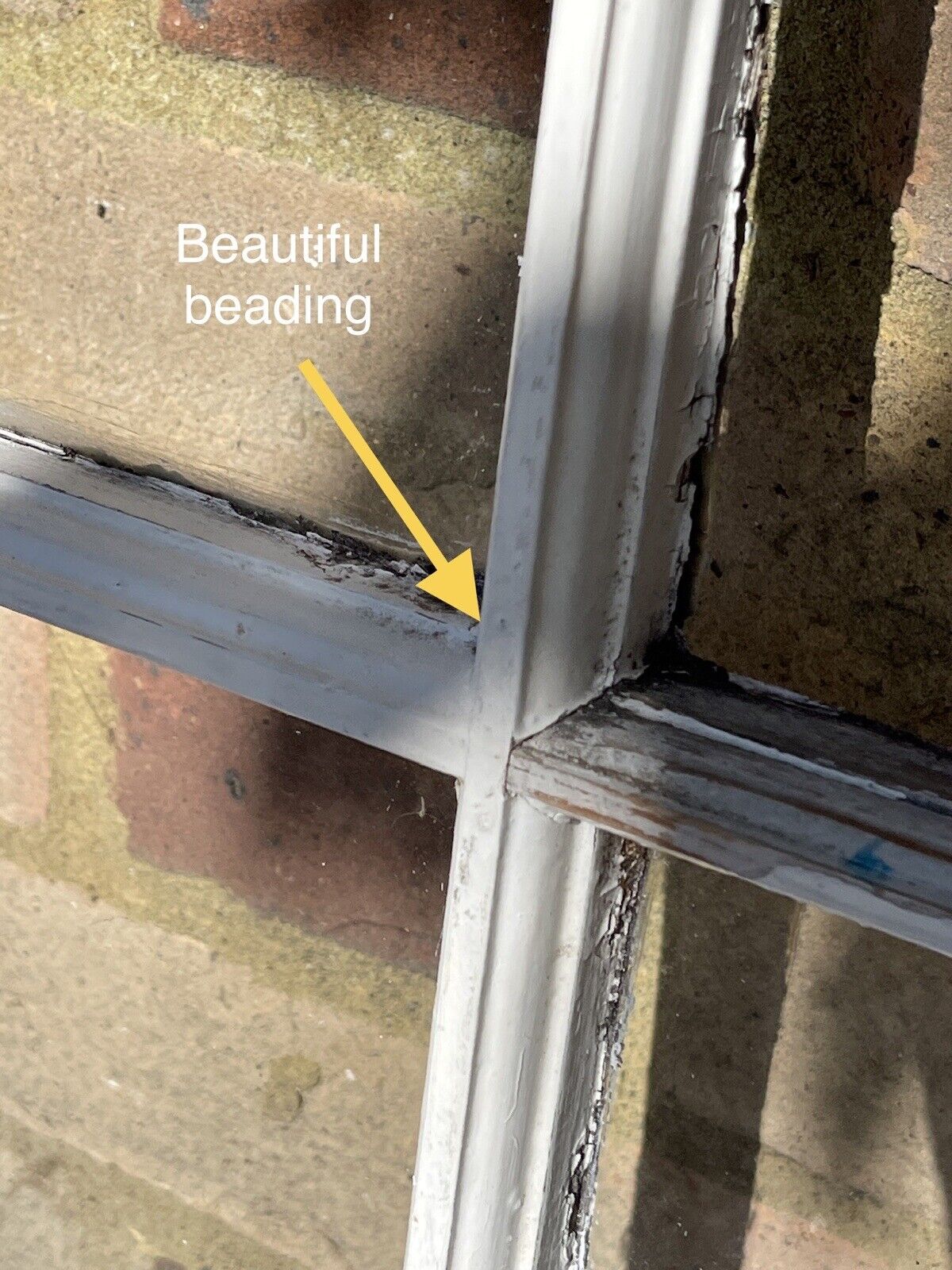 Reclaimed Old Georgian 6 Panel Wooden Window 945mm x 880mm