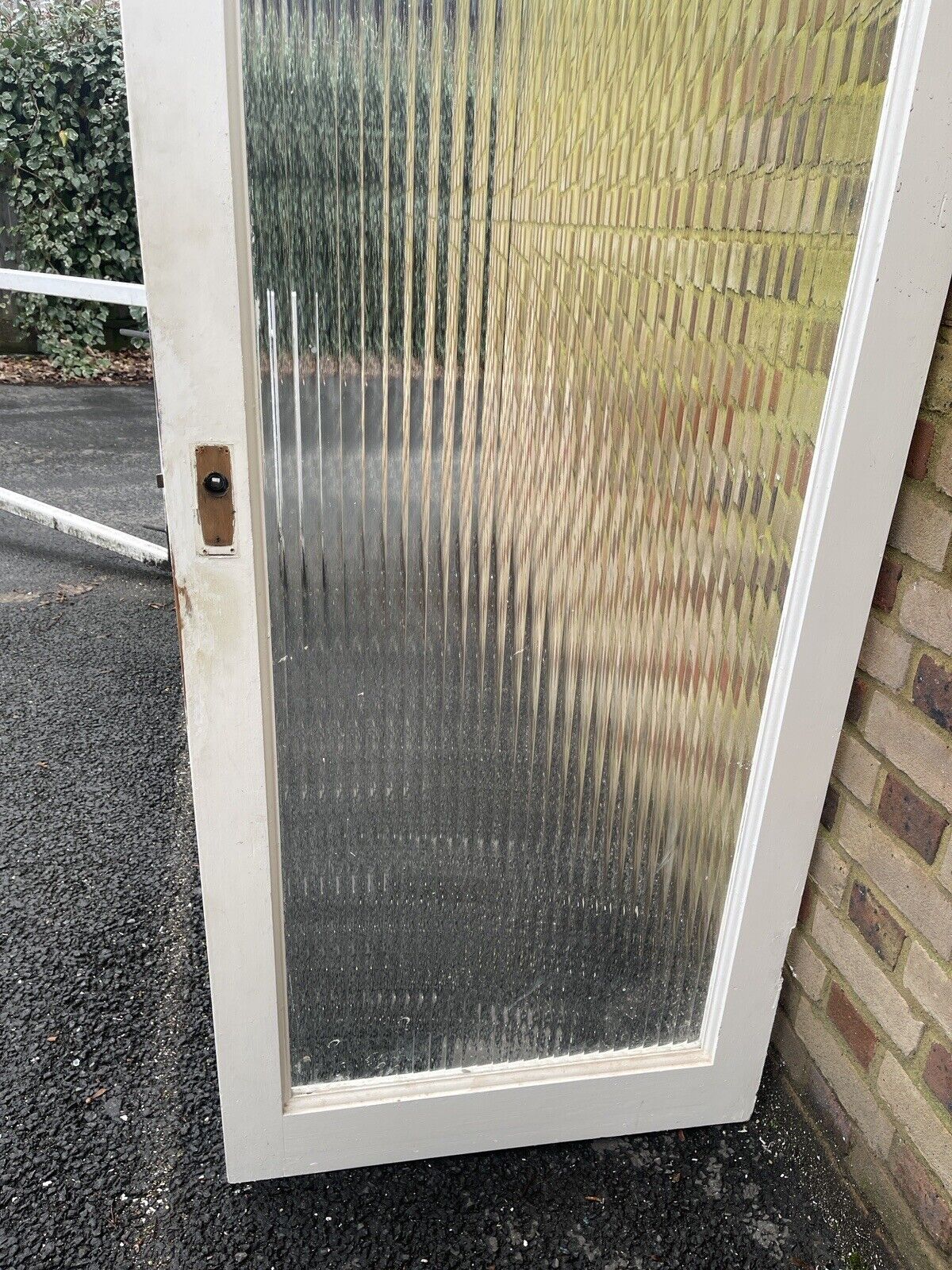 Reclaimed Reeded Glass Internal Or External Door 1920 x 755mm