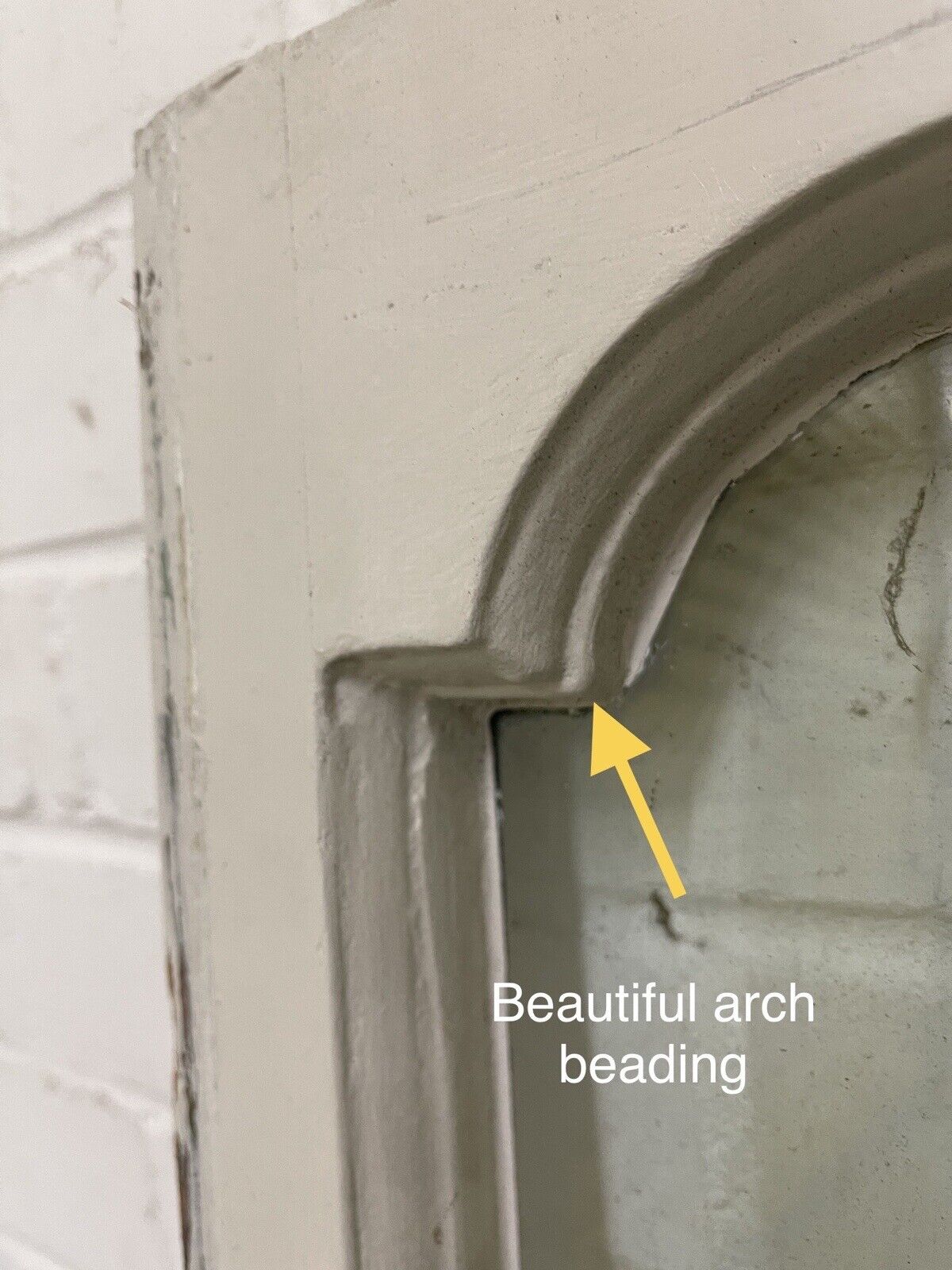 Pair Of Reclaimed Old Edwardian Arch Sash Wooden Windows 910 x 918 915 x 880mm