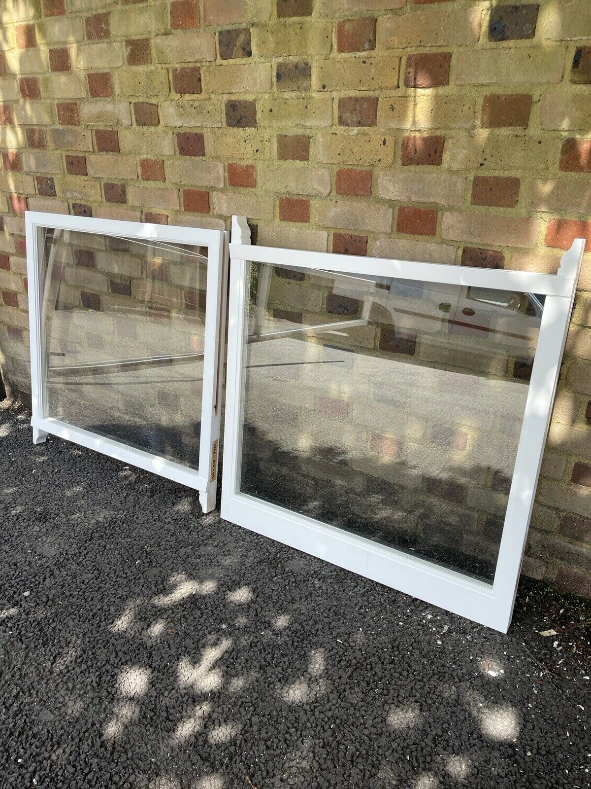 Modern Double Glazed Matching Wooden Sash Windows Top and Bottom