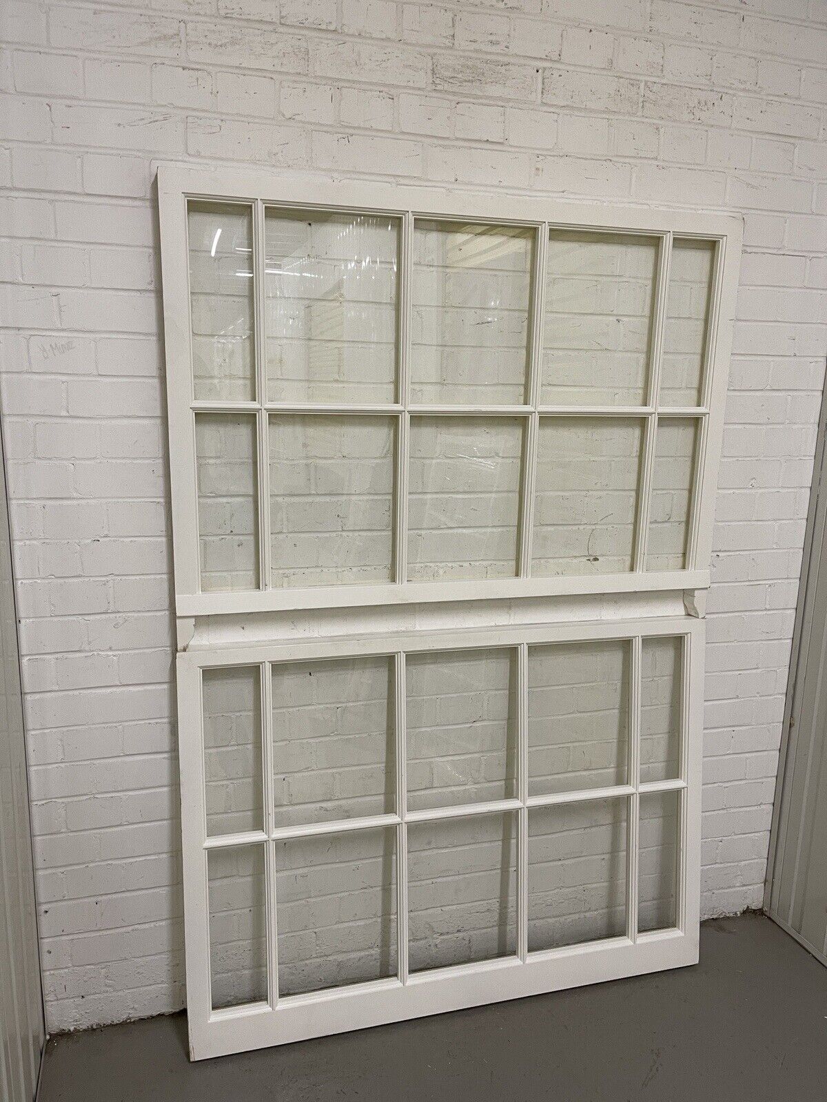 Pair Of Modern Georgian Bespoke Wooden 10 Panel Window 890 x 1205 850 x 1205mm