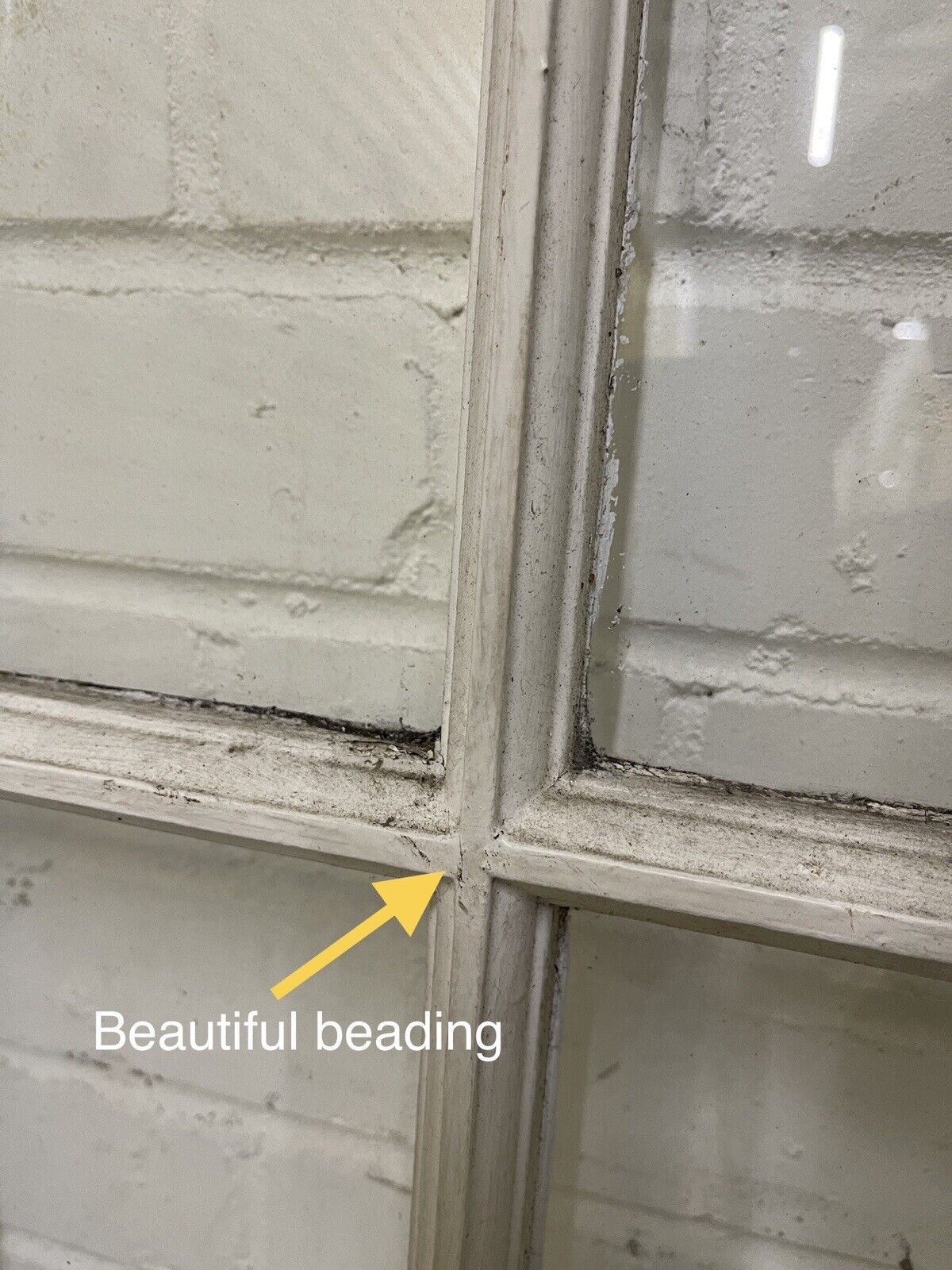 Reclaimed Georgian 6 Panel Wooden Panel Sash Window 628 x 697mm