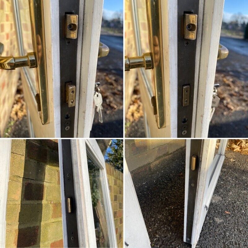 Reclaimed Old French Double Glazed Glass Wooden Double Doors 1365 x 2000mm