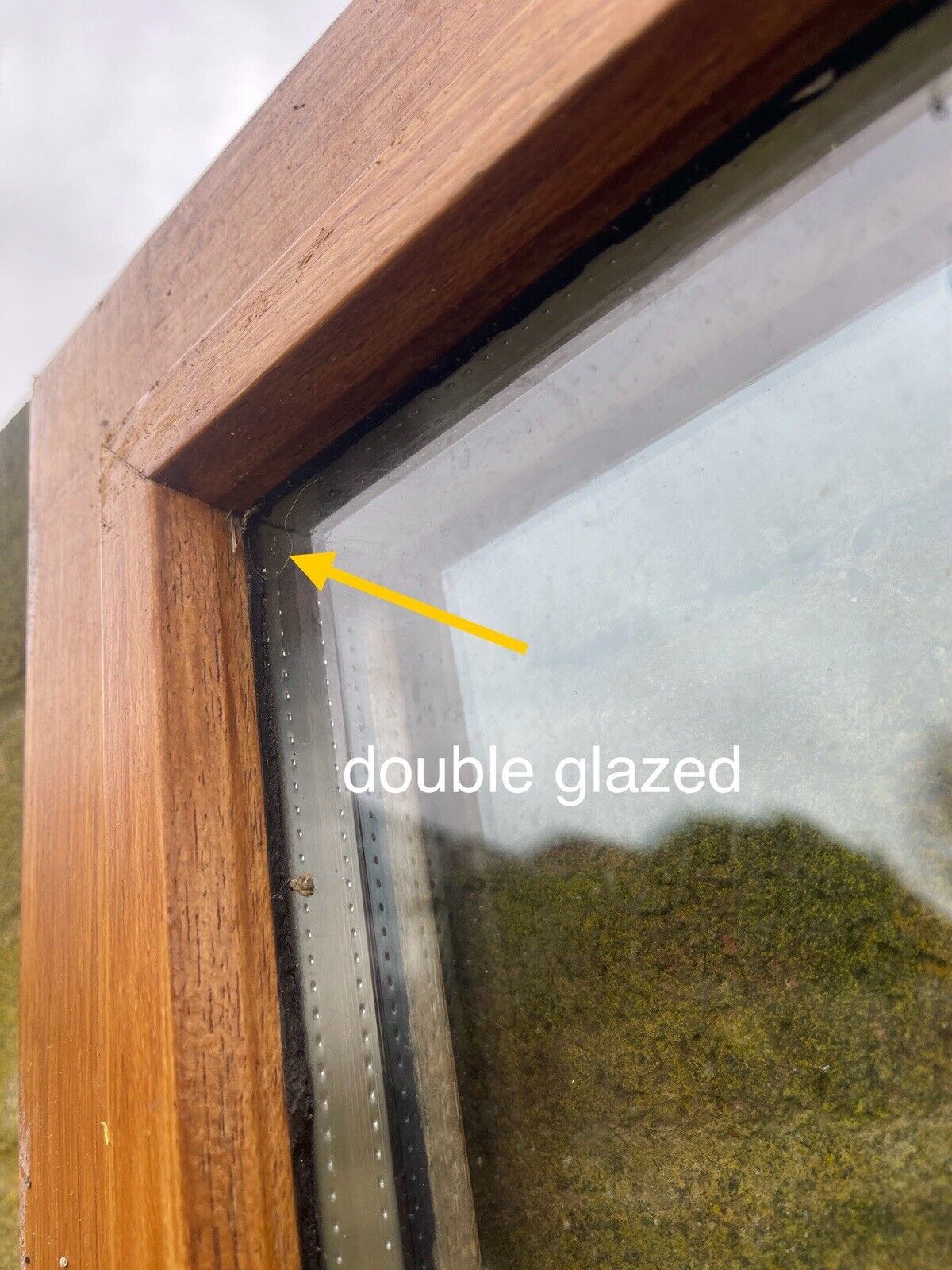 Solid Oak Double Glazed Bifold Sliding External Doors NO FRAME 1970 x 1720mm