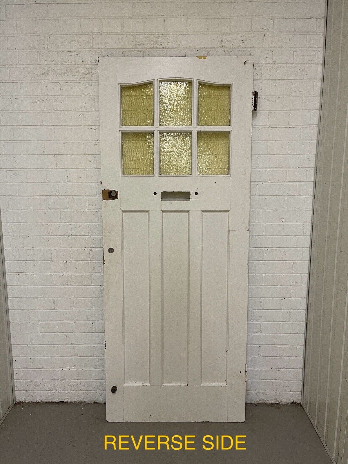 Reclaimed Victorian Edwardian Wooden Panel Front Door 2018 x 810mm