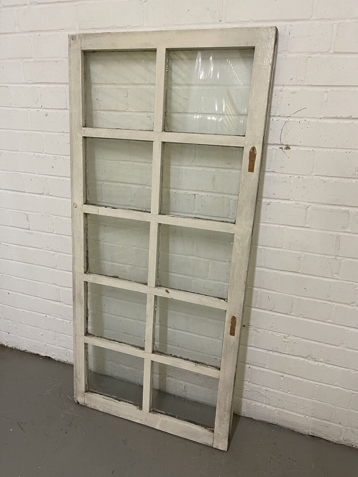 Modern Georgian 10 Panel Wooden Window 605 x 1290mm