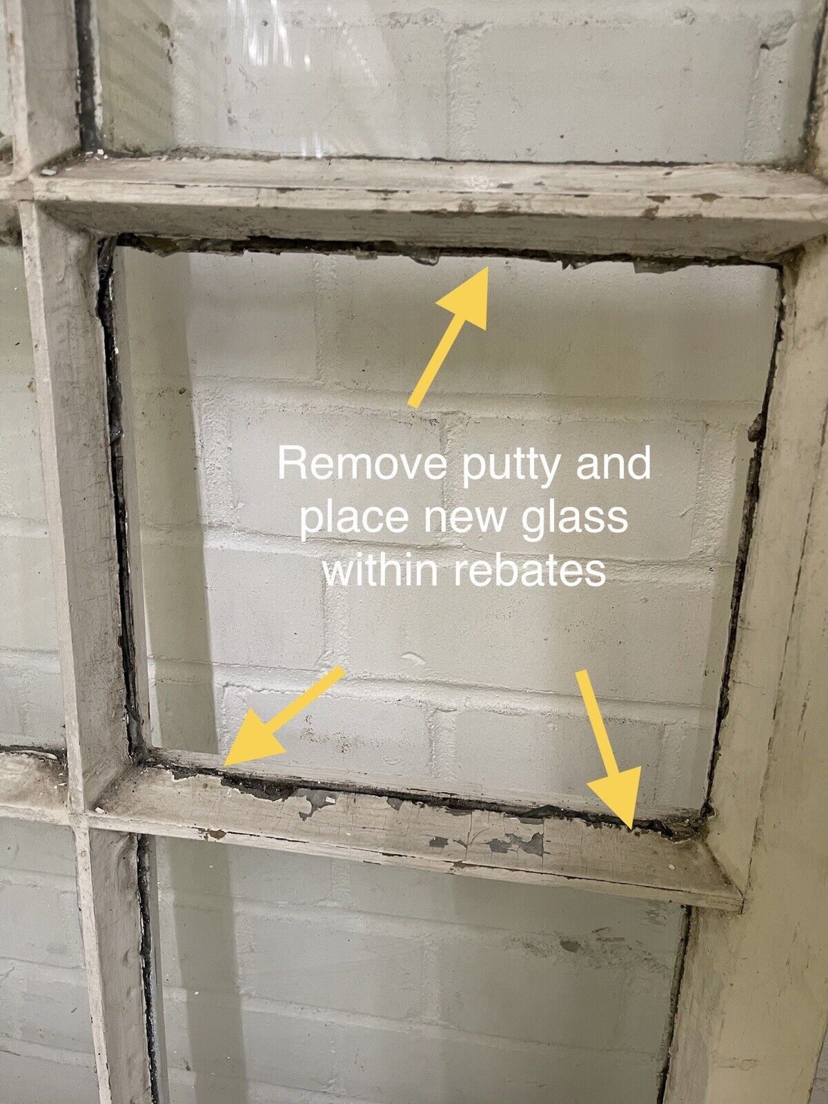 Modern Georgian 10 Panel Wooden Window 605 x 1295mm