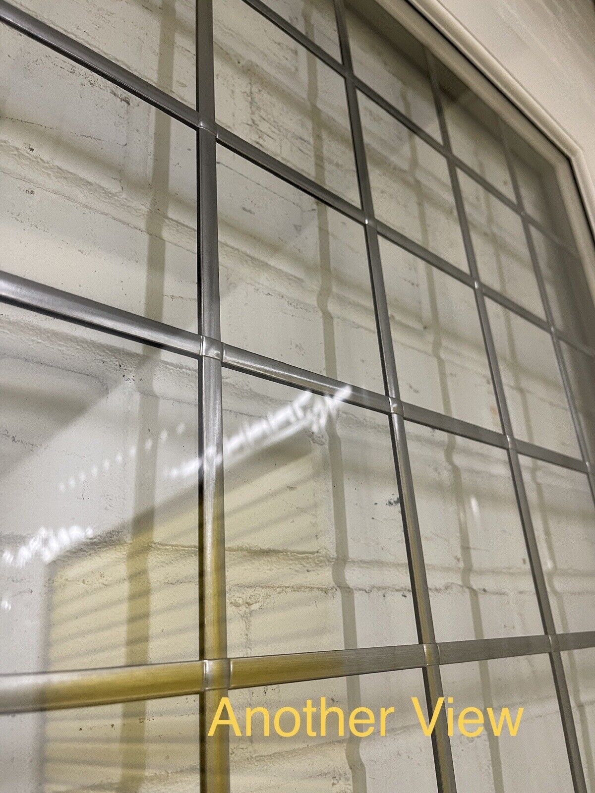 Reclaimed Style Wooden Bespoke Hardwood Leaded Light Front Door 2210 x 980mm