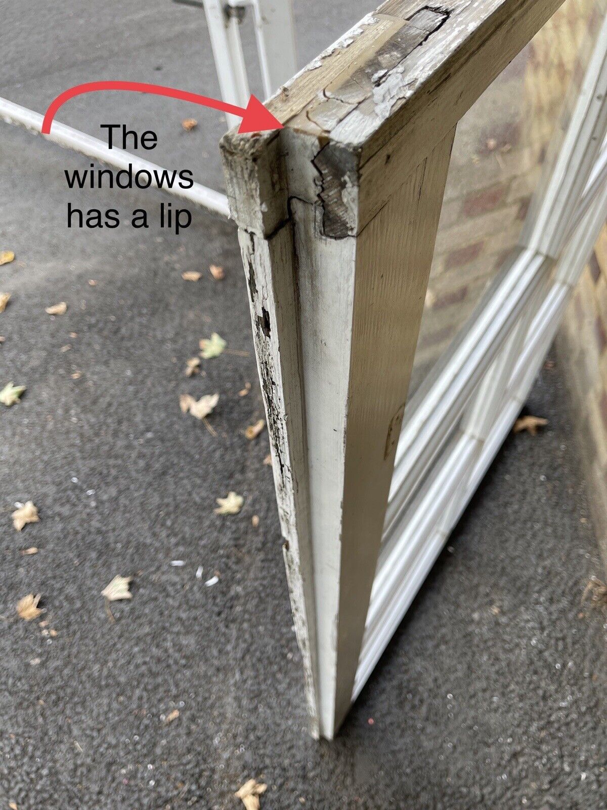 Reclaimed Old Georgian 6 Panel Wooden Window 1112mm or 1097mm x 1471mm