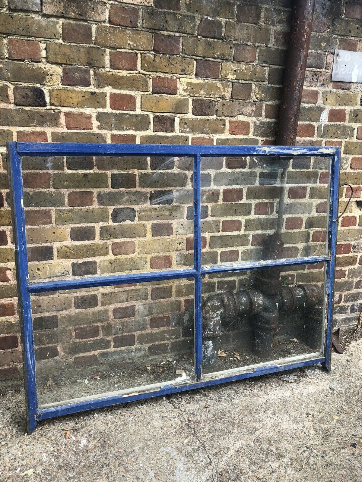 Large Reclaimed Old Georgian 4 Panel Wooden Sash Window