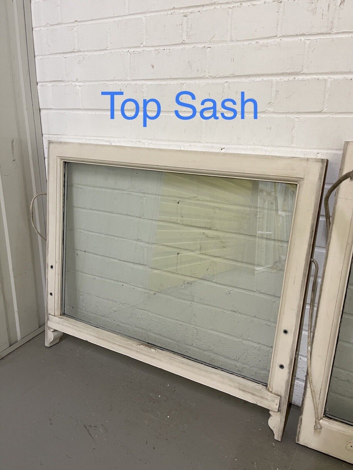 Two Pairs Of Double Glazed Wooden Sash Windows 803x687 798x715 803x688 803x715mm