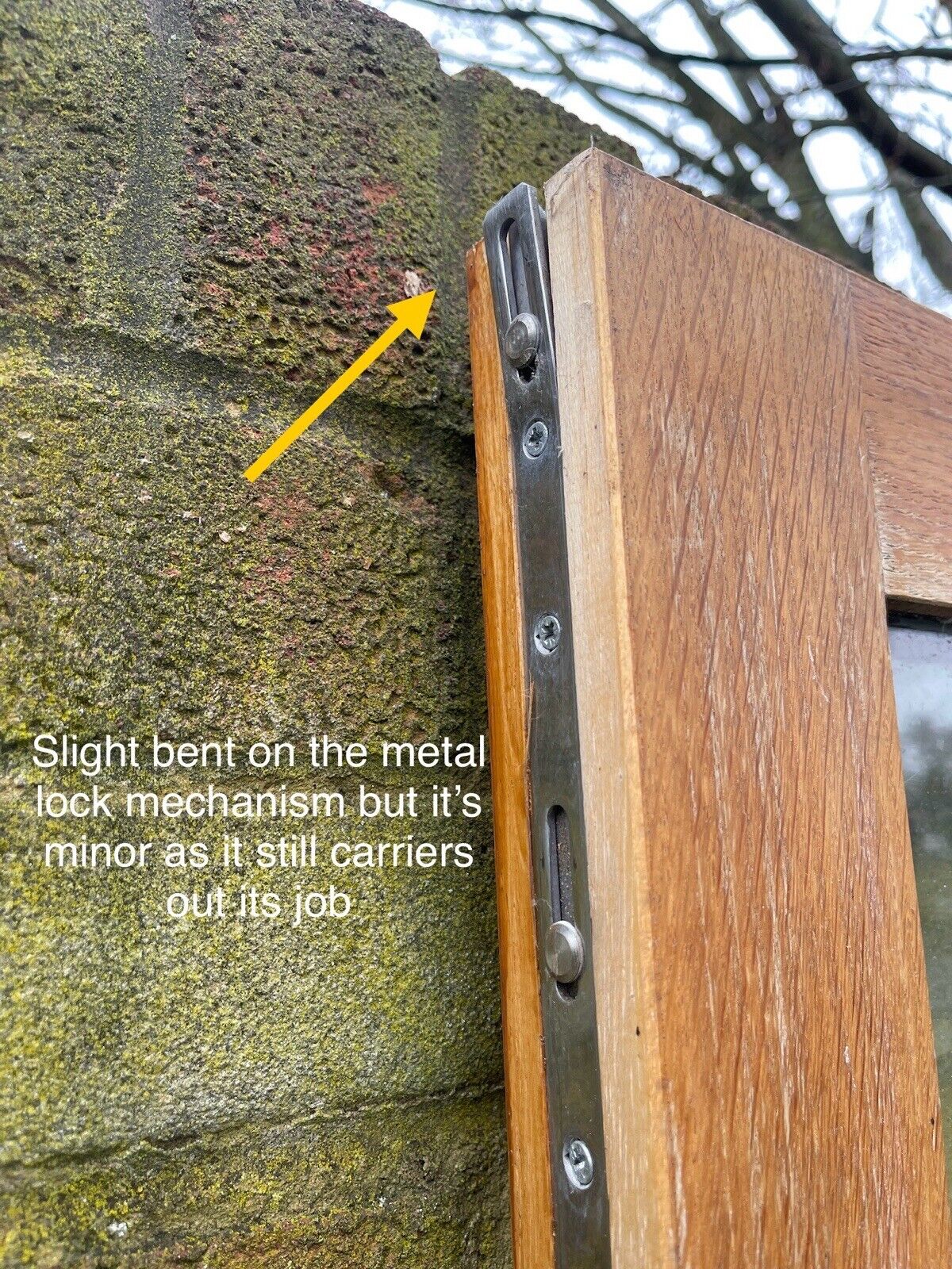 Solid Oak Double Glazed Bifold Sliding External Doors NO FRAME 1970 x 1710mm