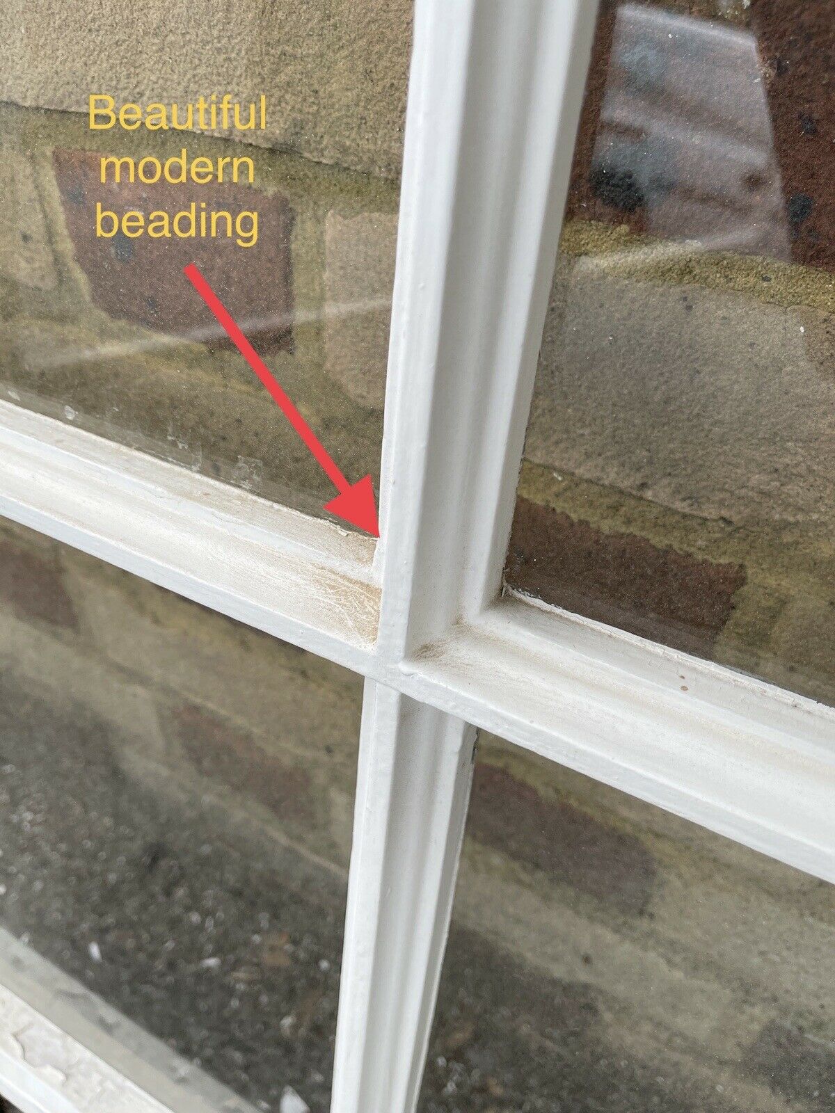 Modern Georgian 6 Panel Wooden Sash Window 1015 x 875mm