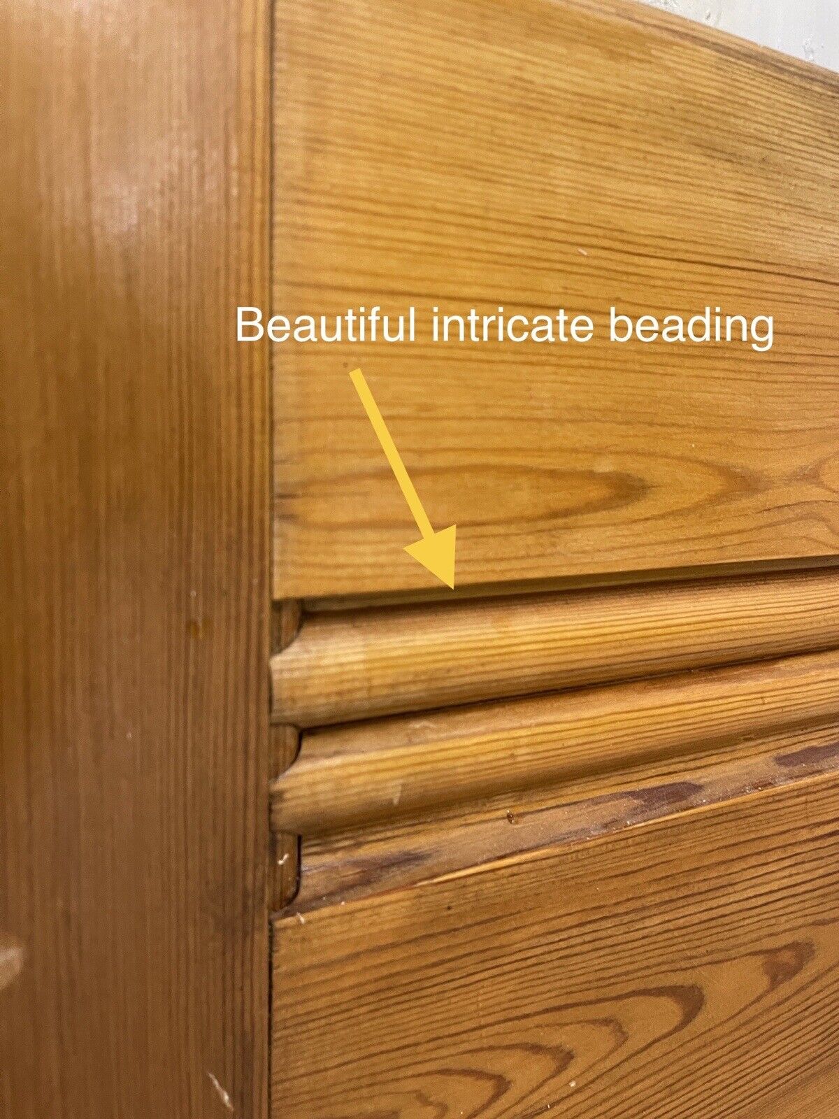 Reclaimed Georgian Wooden Panel External Side Back Door 1995 x 855mm
