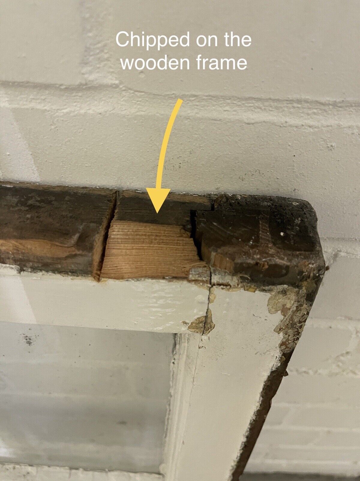 Reclaimed Old Georgian 4 Panel Wooden Window 500 x 585mm