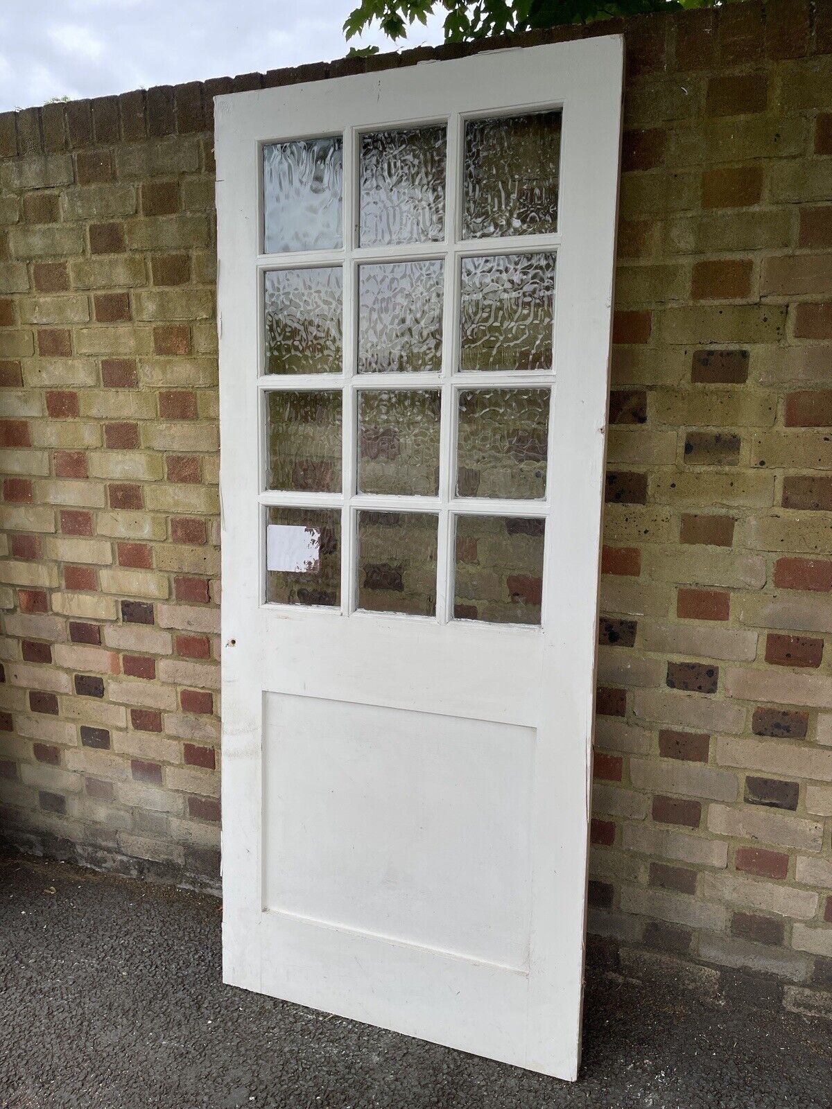 Reclaimed Georgian Wooden Panel Summer House External Door 1970 x 840mm