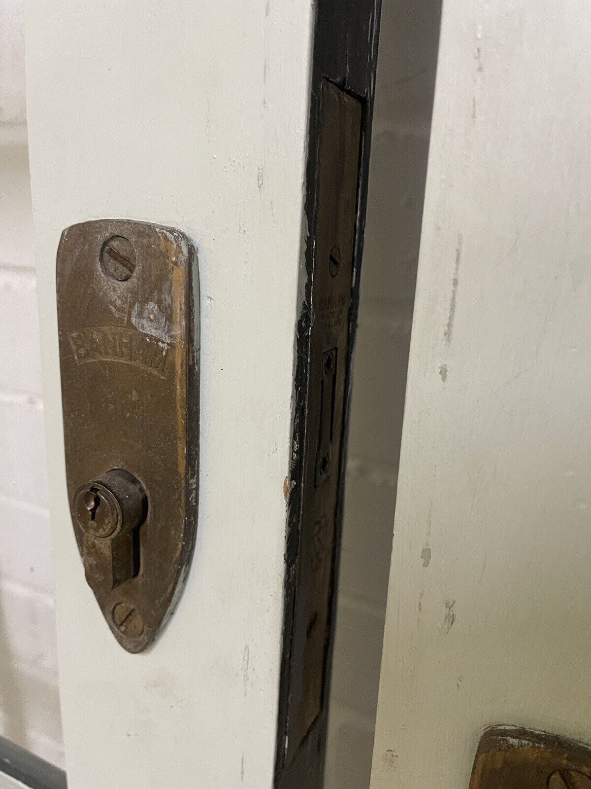 Pair Of Reclaimed Georgian Wooden Panel External Side Back Doors 1980 x 835mm