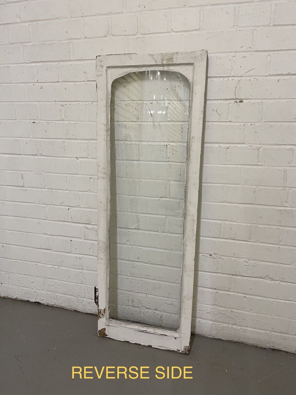 Job Lot Of 5 Reclaimed Old Edwardian Arch Wooden Windows 1160 x 413mm