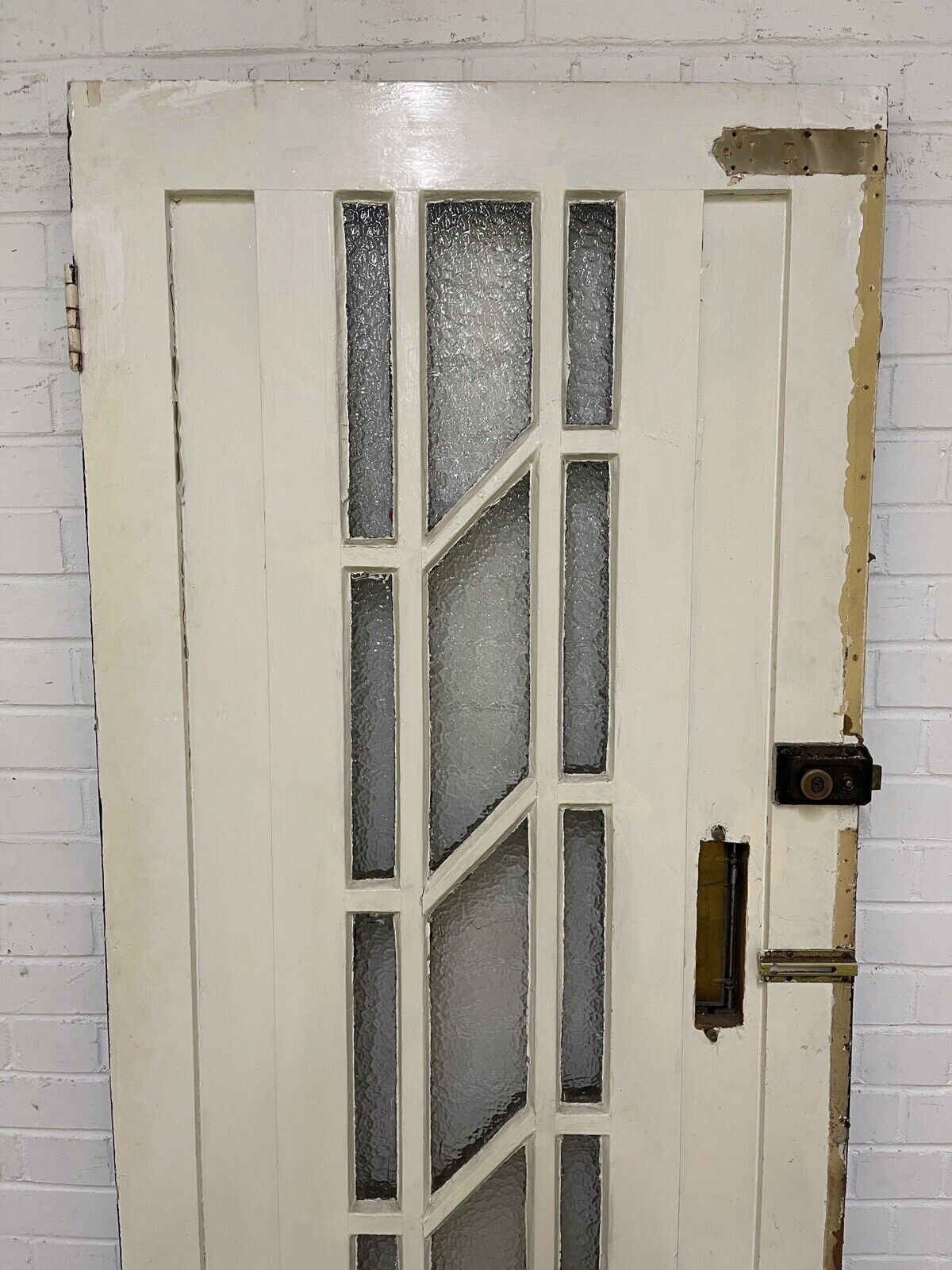 Reclaimed Victorian Edwardian Arts and Craft Wooden Panel Front Door 2025 x 810