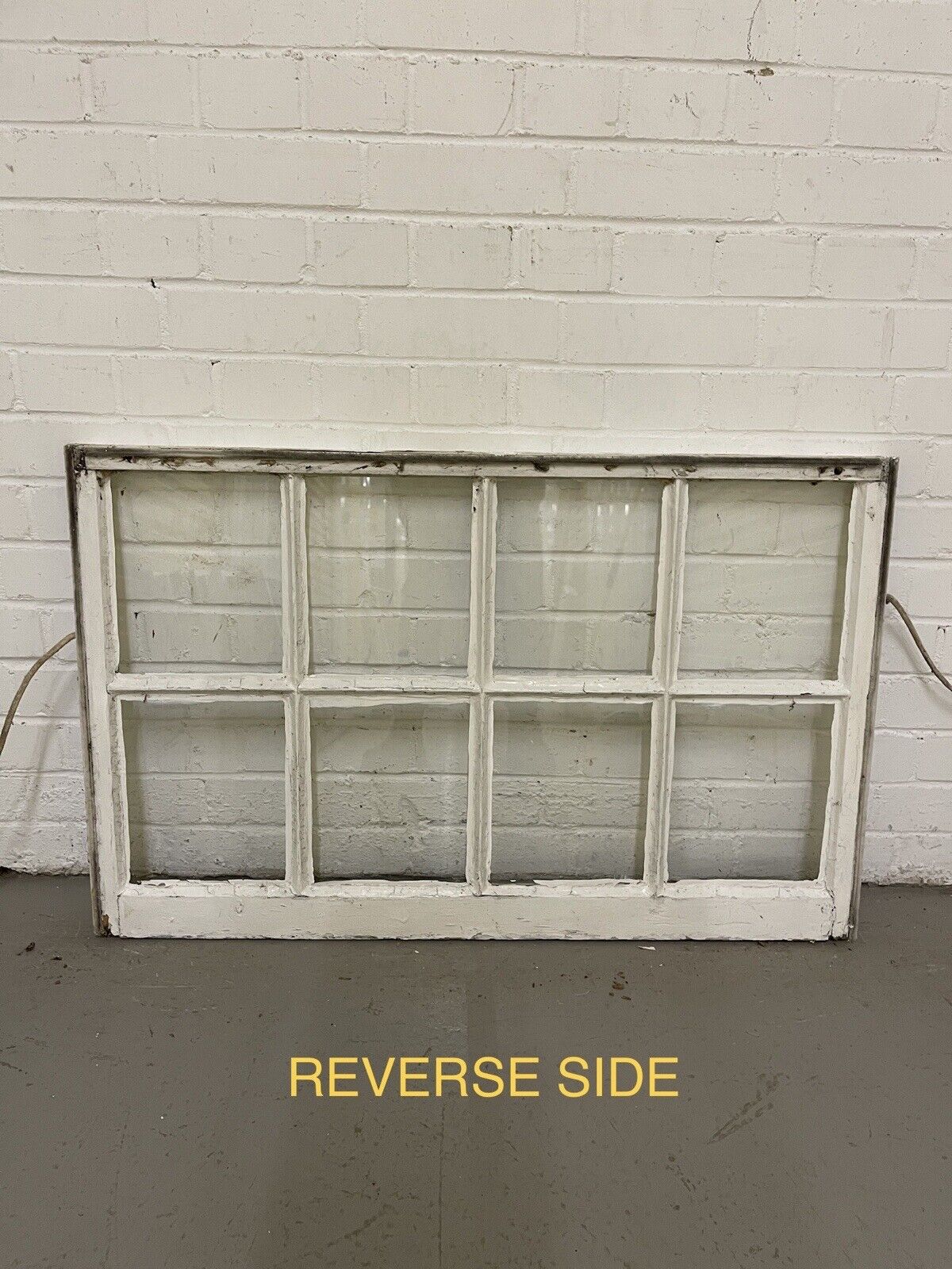Reclaimed Old Georgian 8 Panel Wooden Window 963 x 605mm