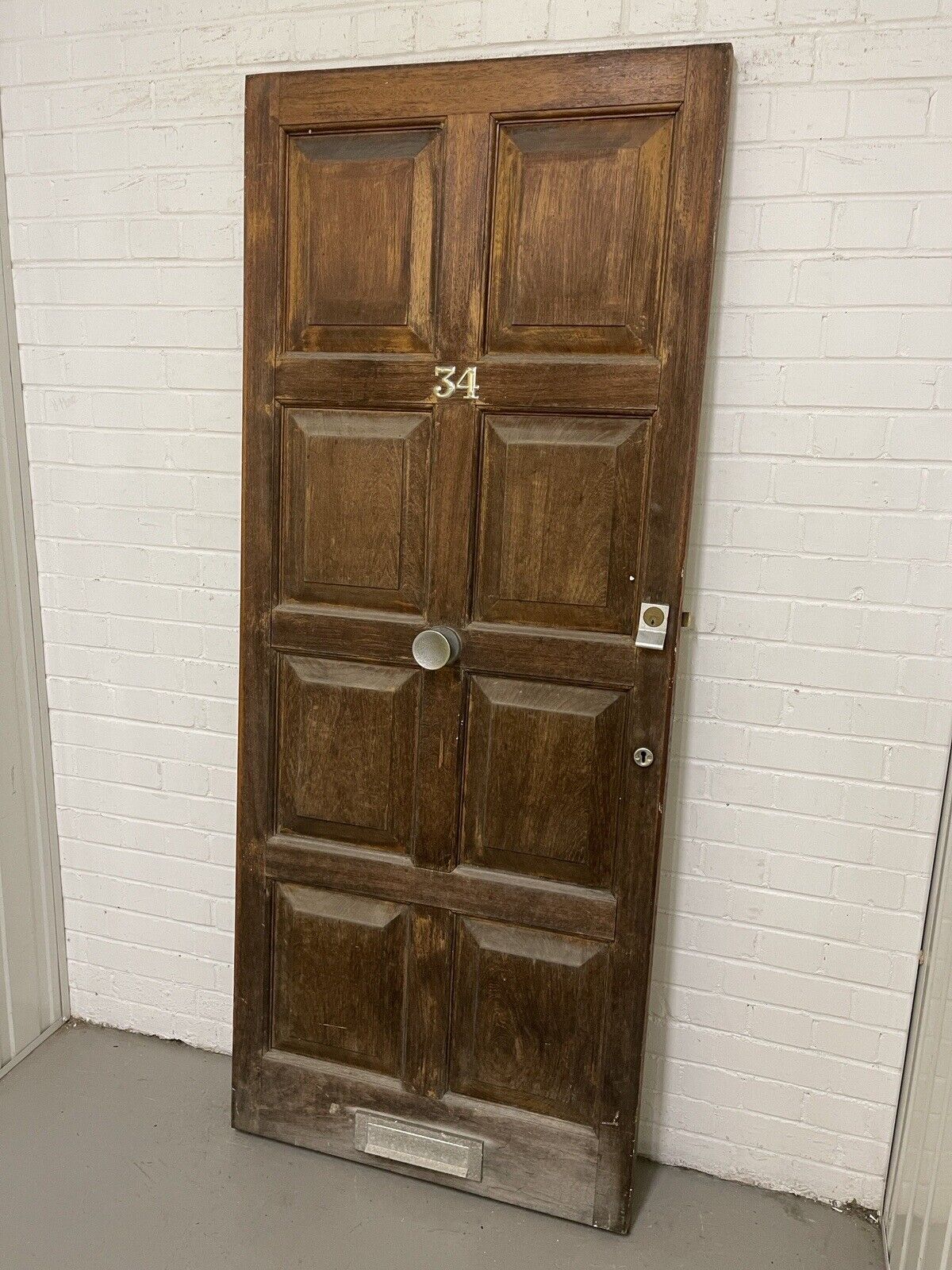 Reclaimed  Style Wooden Panel External Front Door 1982 or 1962 x 805mm