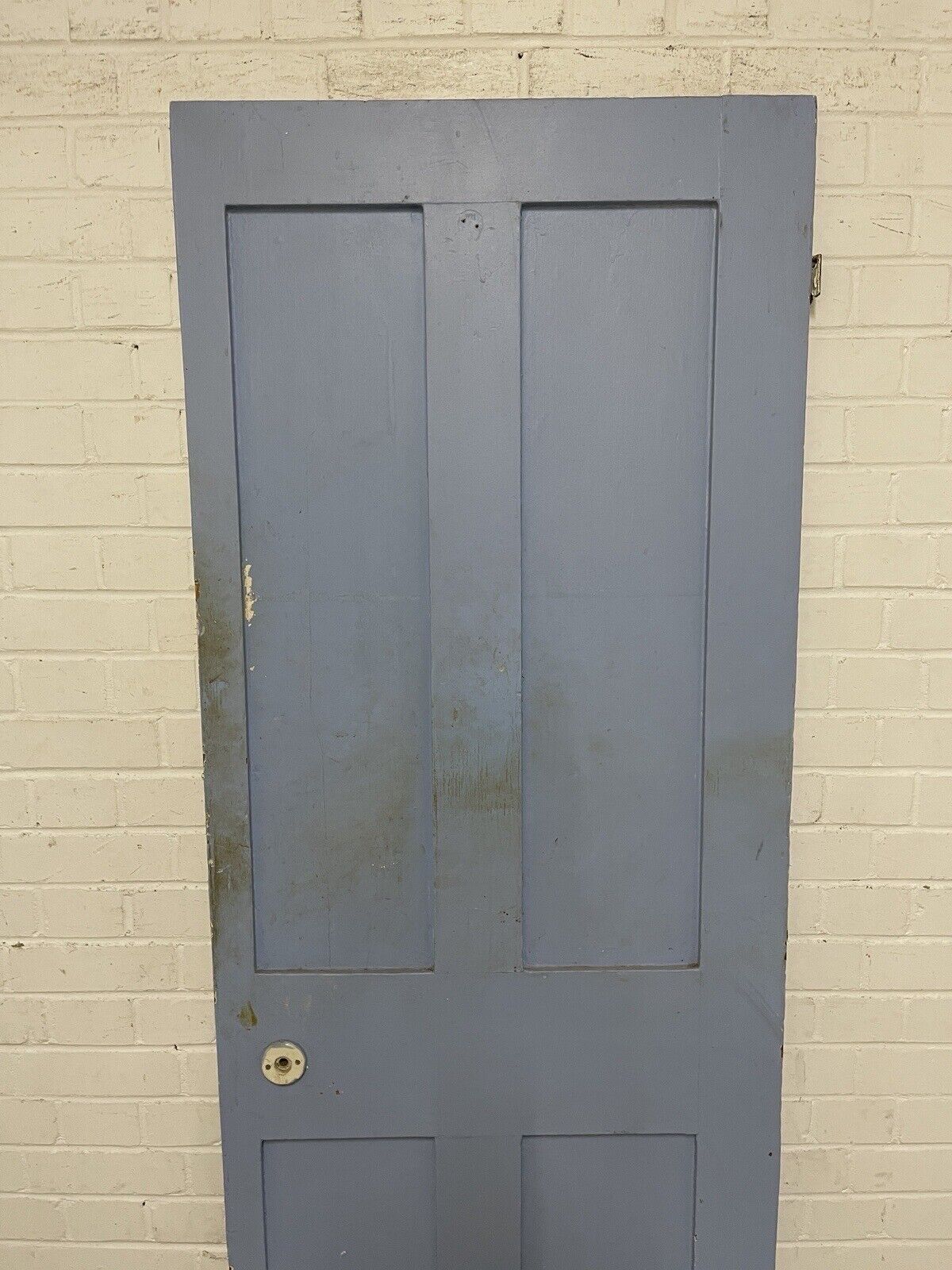 Rare Reclaimed Victorian Pine Internal 4 panel Door 1930 x 710mm Or 705mm