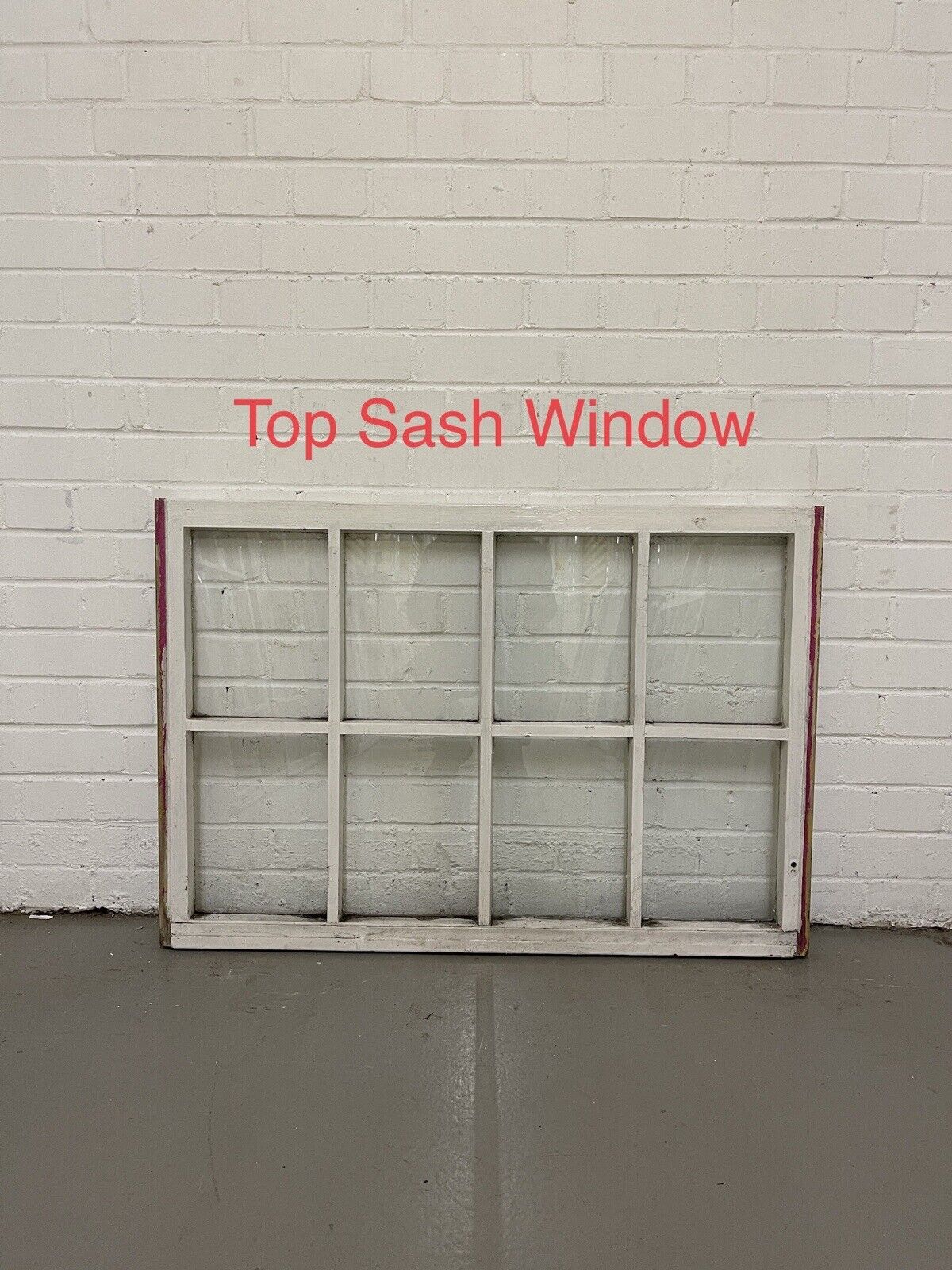 Pair of Modern Georgian 8 Panel Wooden Top Bottom Window 985 x 675 985 x 685