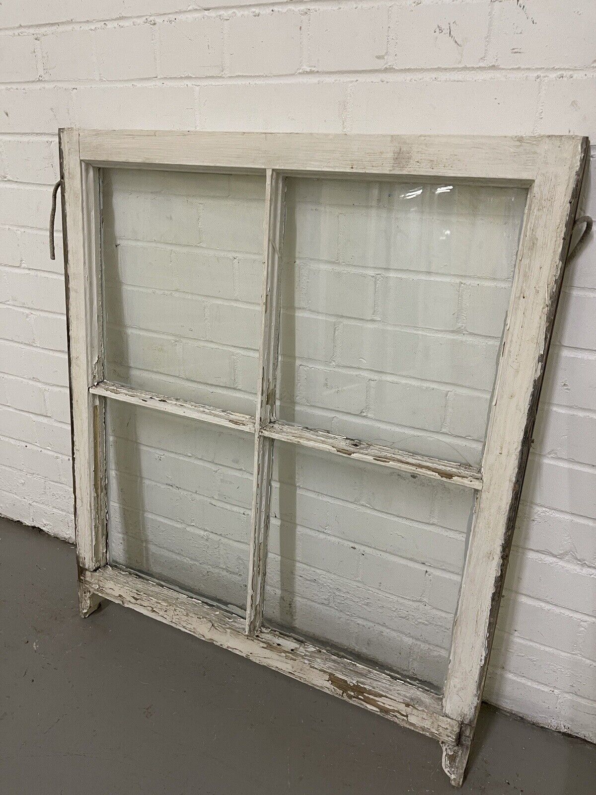 Reclaimed Old Georgian 4 Panel Wooden Window 865 x 725mm