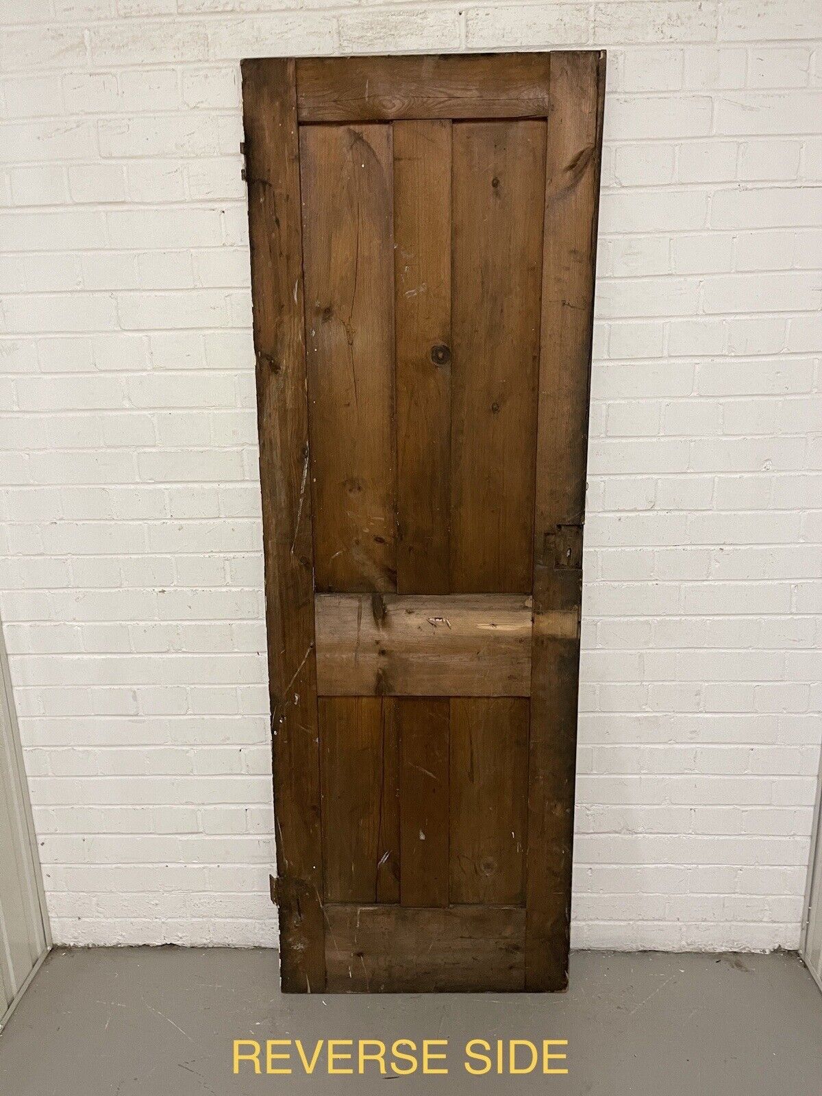Original Vintage Reclaimed Victorian Pine Internal 4 panel Door 1918 1920 x 650