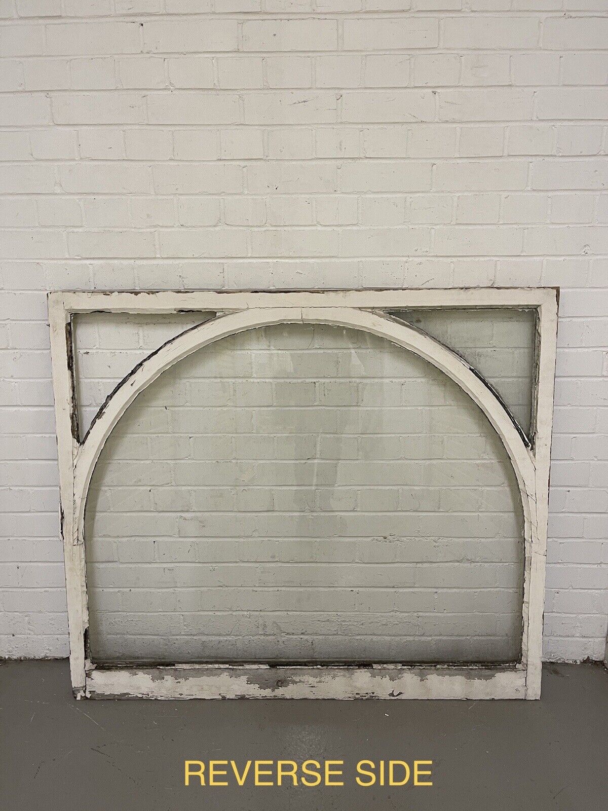 Reclaimed Old Edwardian Arch Wooden Sash Window 1255 x 1080mm