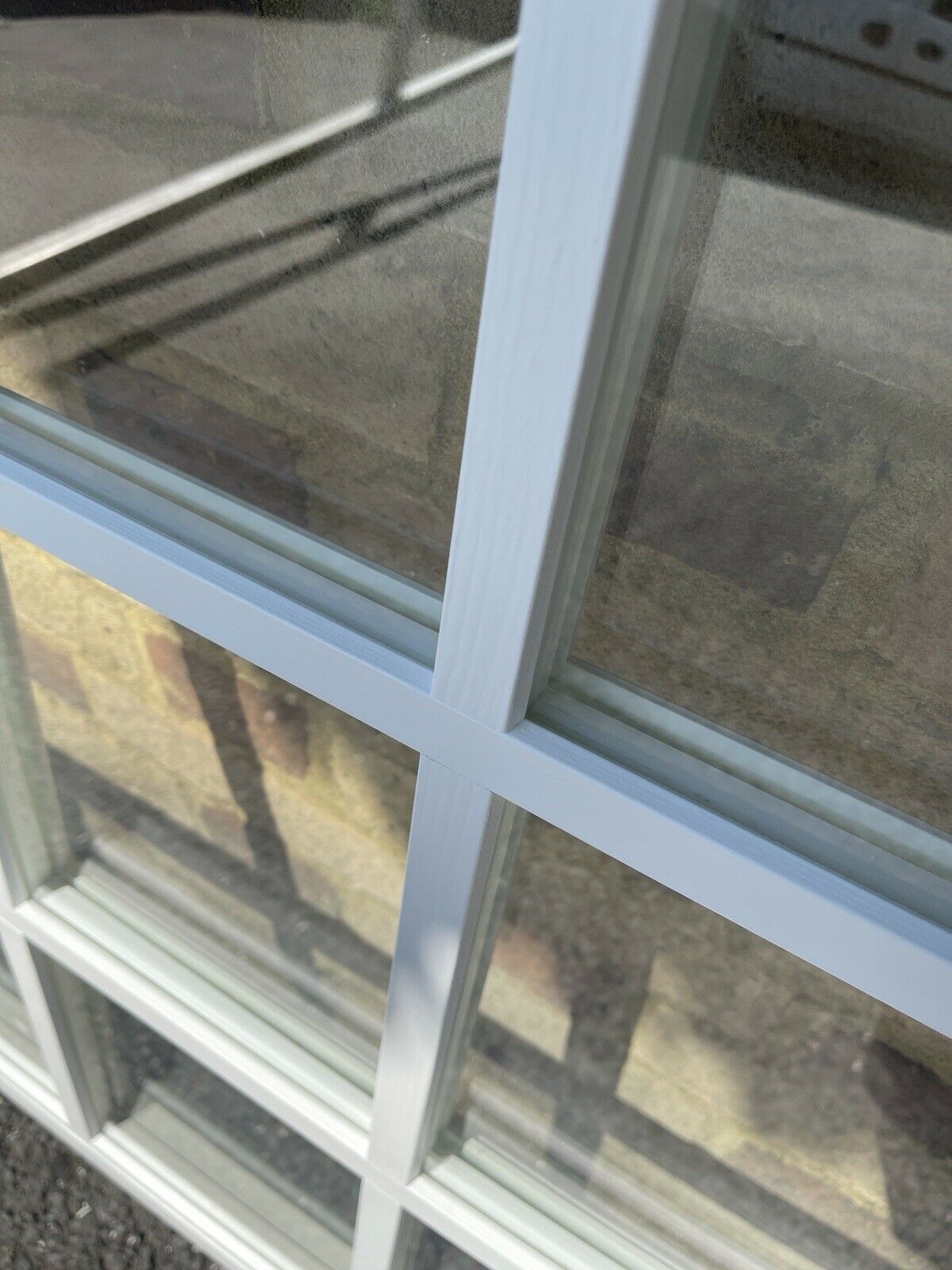 Modern Georgian Bar Double Glazed Matching Wooden Sash Windows Top and Bottom