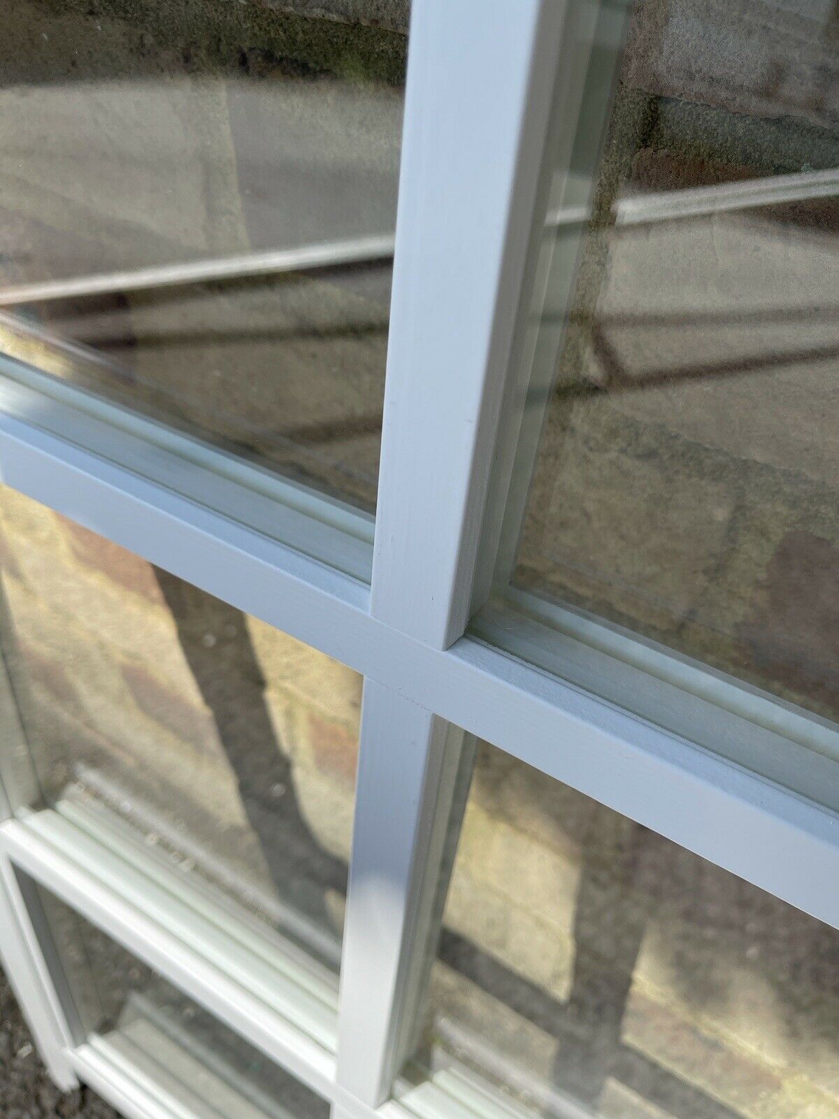 Modern Georgian Bar Double Glazed Matching Wooden Sash Windows Top and Bottom