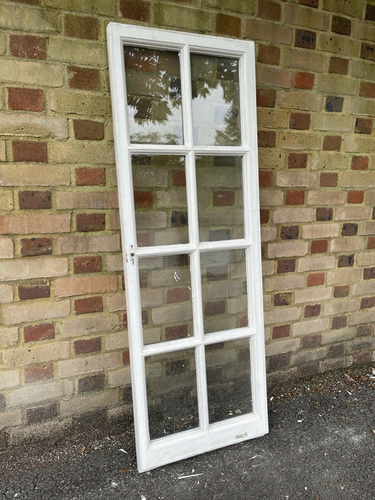 Reclaimed Old Georgian 8 Panel Wooden Window 1500 x 520mm
