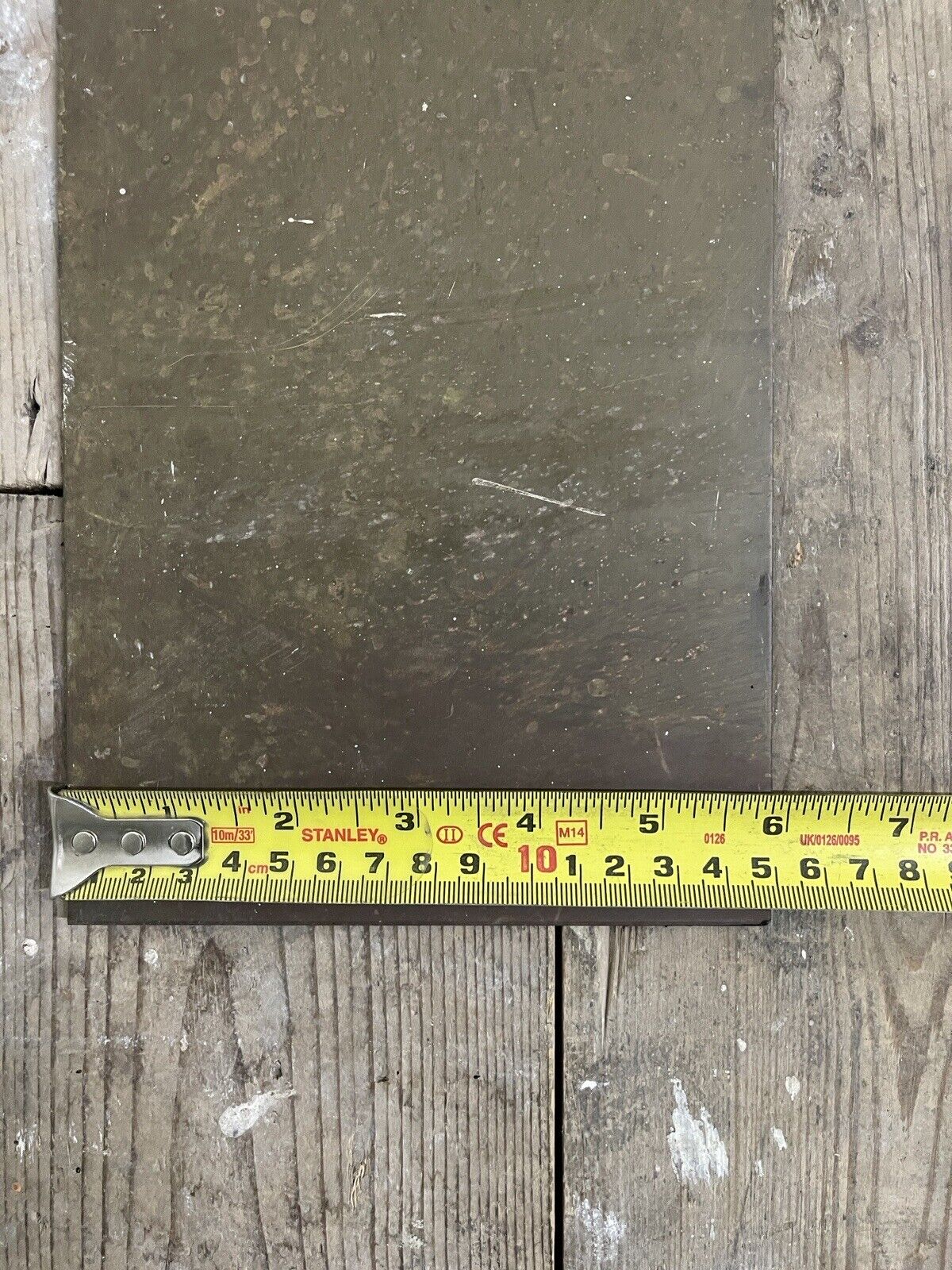 Reclaimed Vintage Old Brass Door Kickplate Kick Plate Guard Hardware