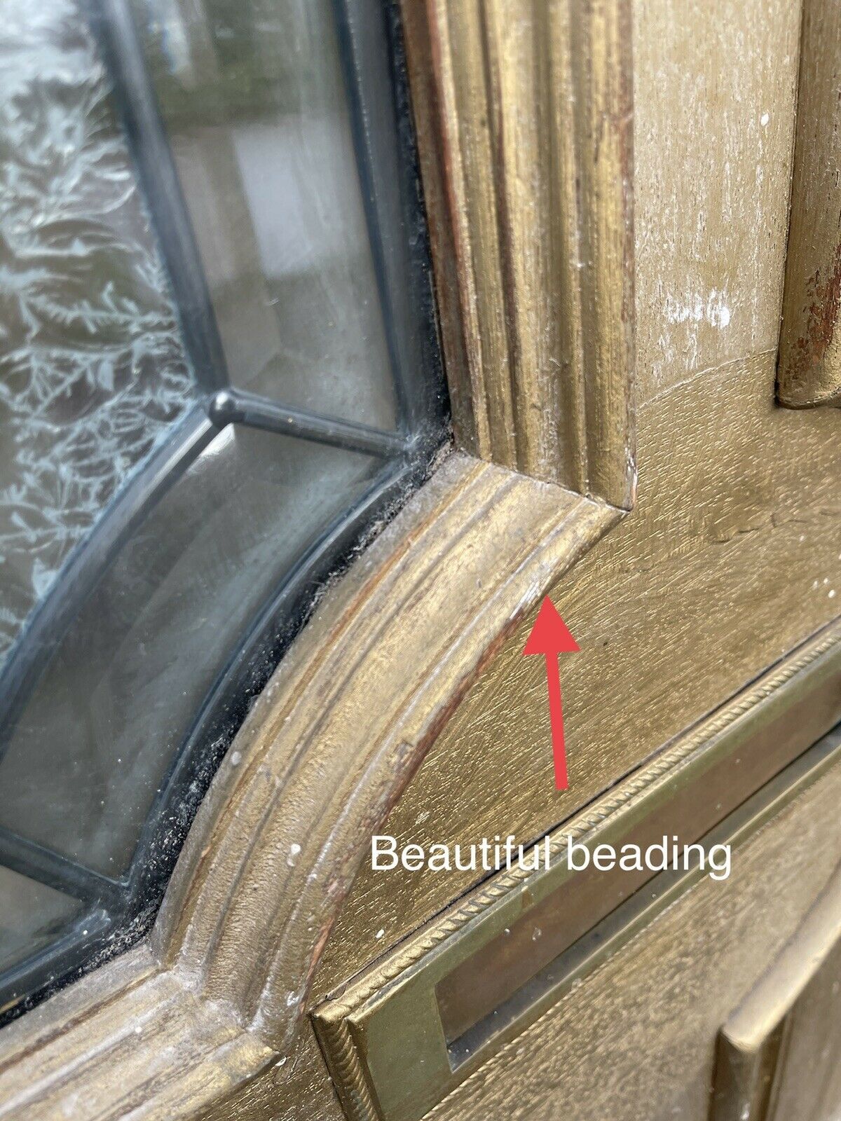 Reclaimed Edwardian Victorian Panel Wooden External Front Door 1970 x 820mm