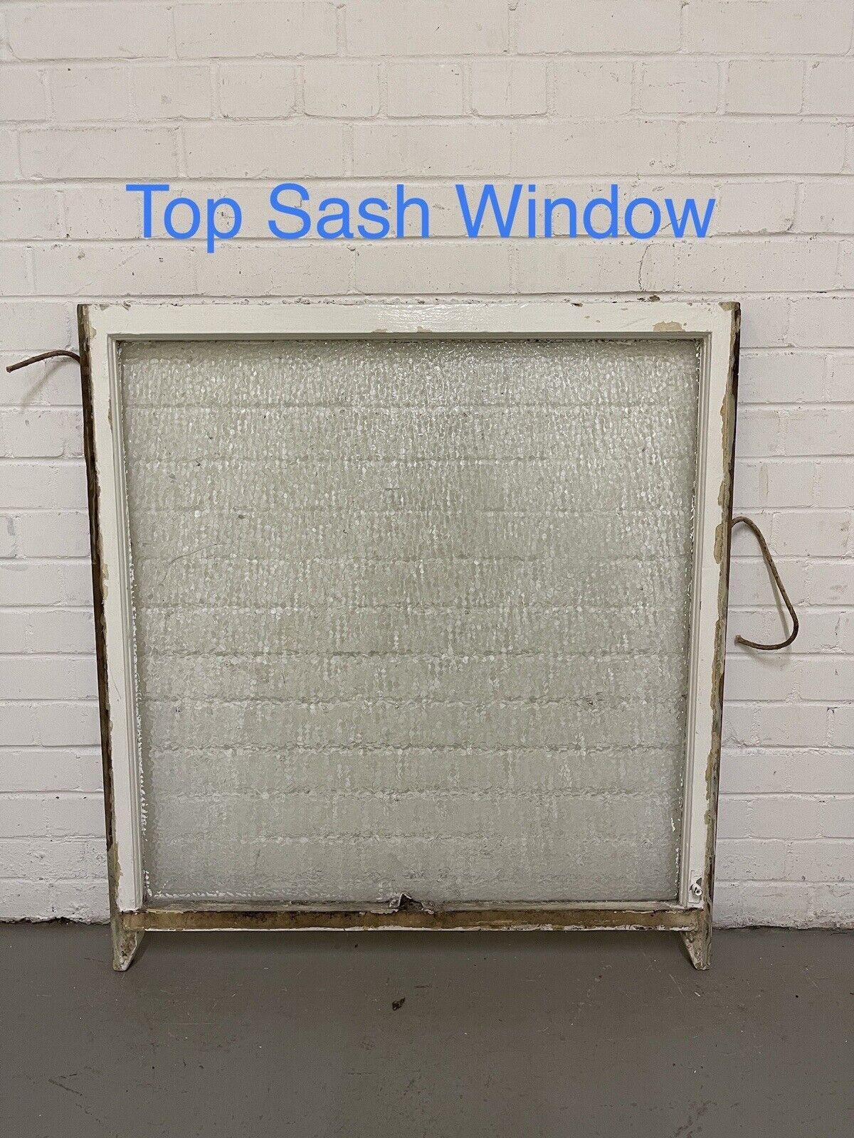 Pair Of Reclaimed Old Victorian Sash Panel Wooden Window 915 x 990mm 915 x 950mm